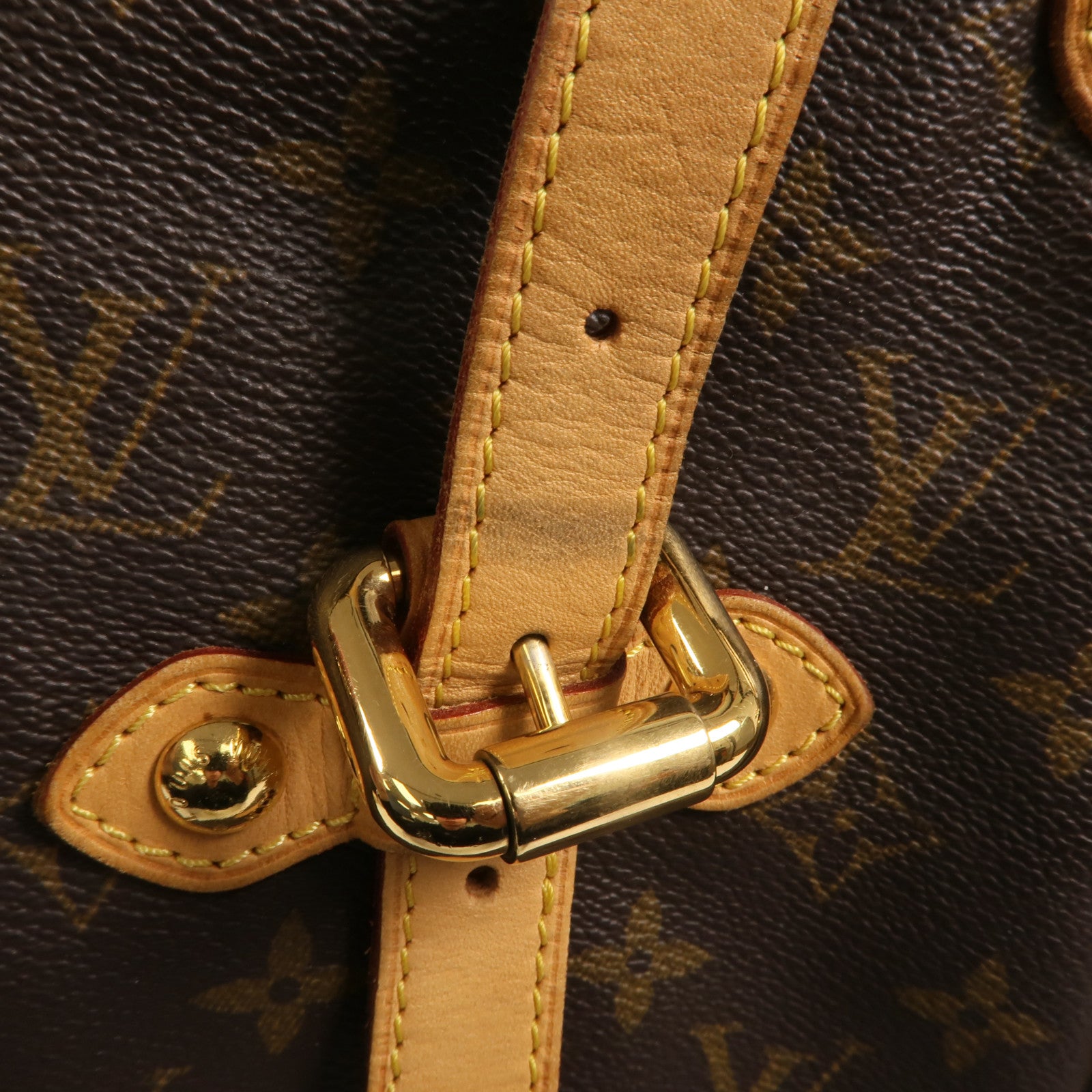 LOUIS VUITTON Monogram Palermo GM金扣手挽肩背兩用袋