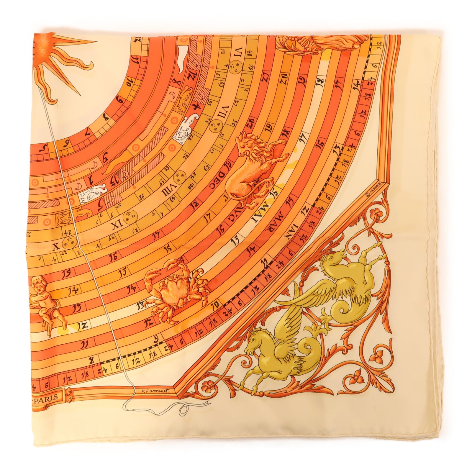 HERMES 絲質Scarf絲巾