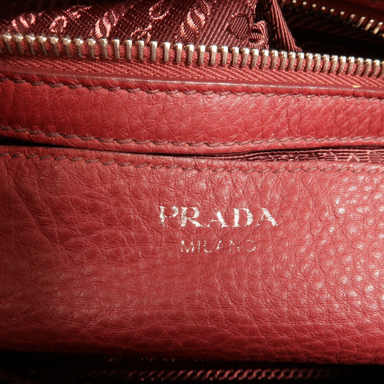 PRADA 牛皮皮革2 Way Shoulder手挽肩背兩用袋