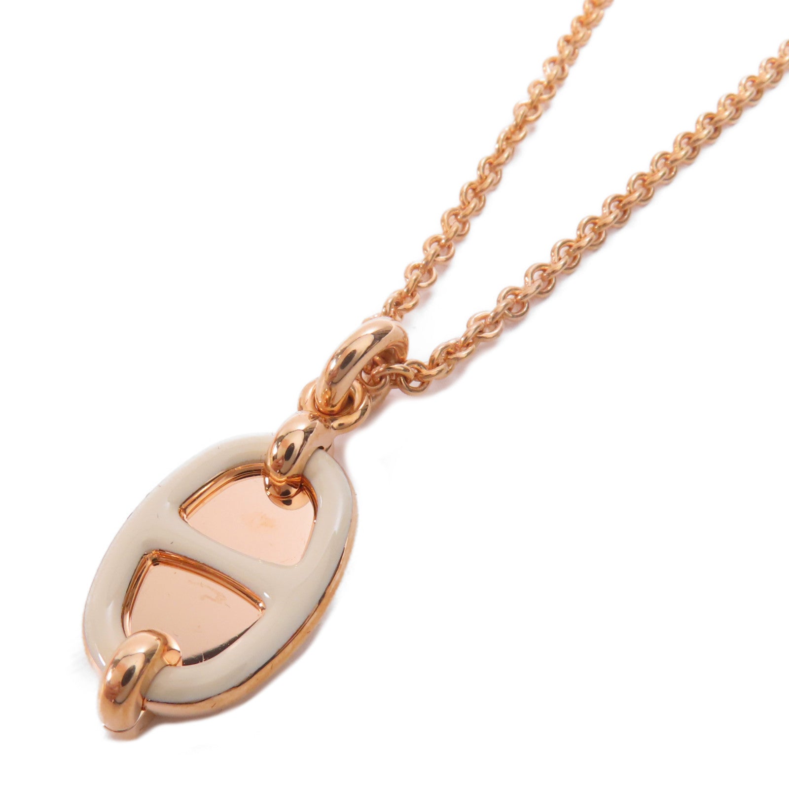HERMES 金屬Mini Maillon項鍊