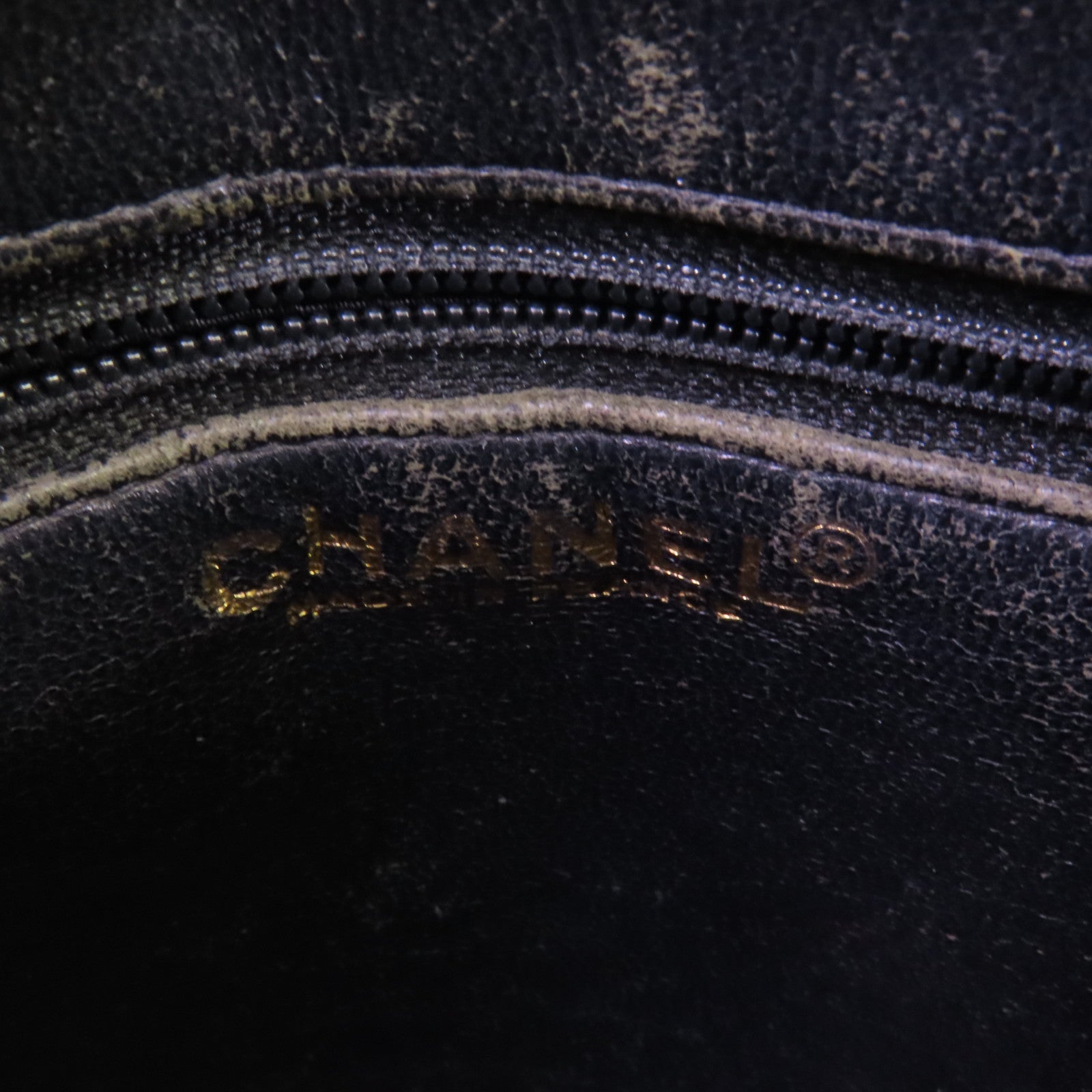 CHANEL 牛皮皮革Vintage Hand Bag金扣手挽袋