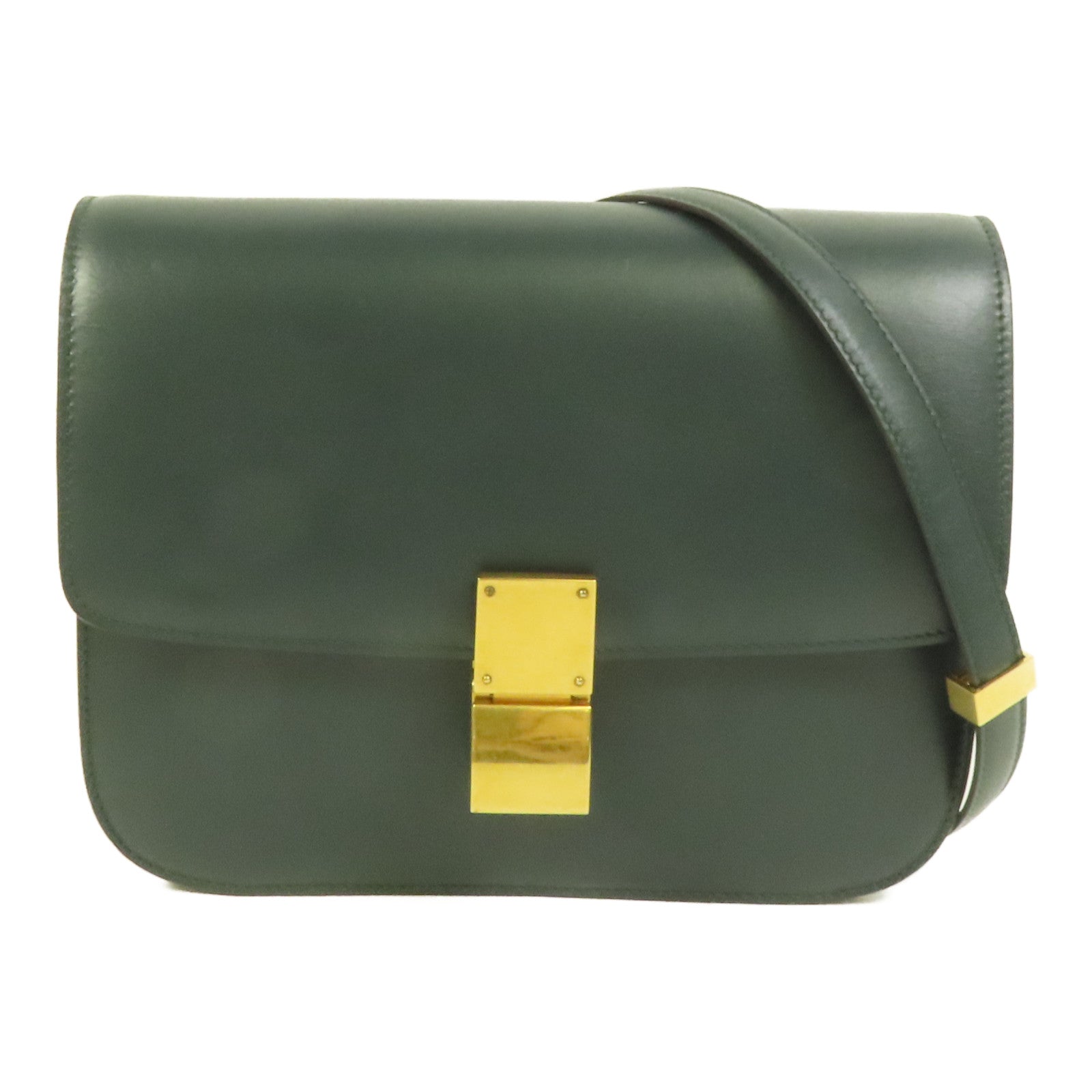 CELINE 牛皮皮革Classic Box Medium肩背袋