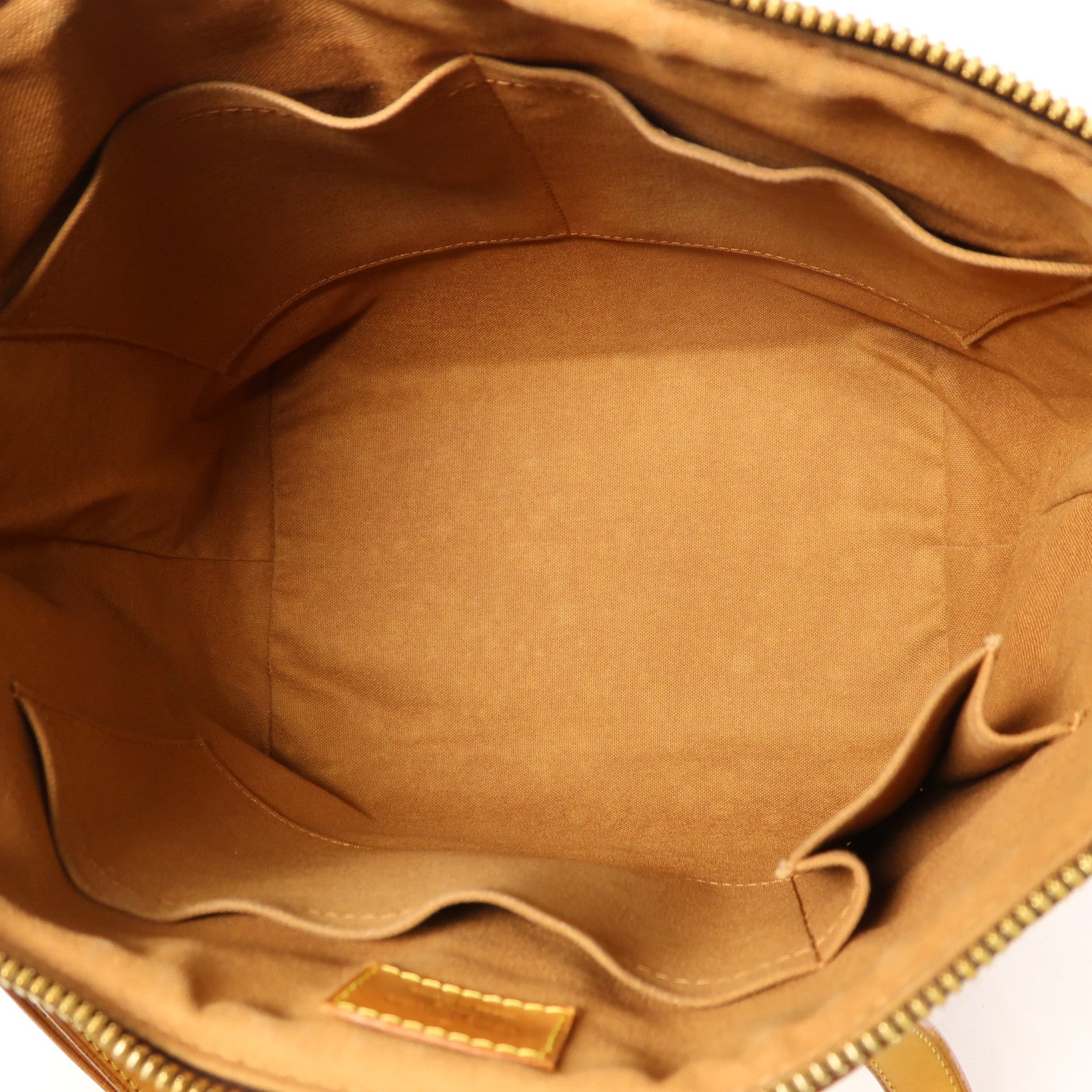 LOUIS VUITTON Monogram Palermo PM金扣手挽肩背兩用袋棕色