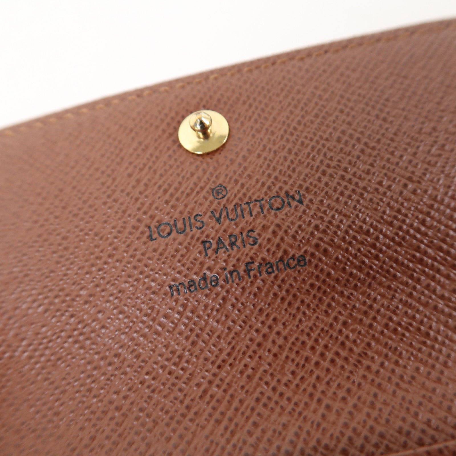 LOUIS VUITTON 【激減優惠】Monogram Key Holder金扣鑰匙扣啡色