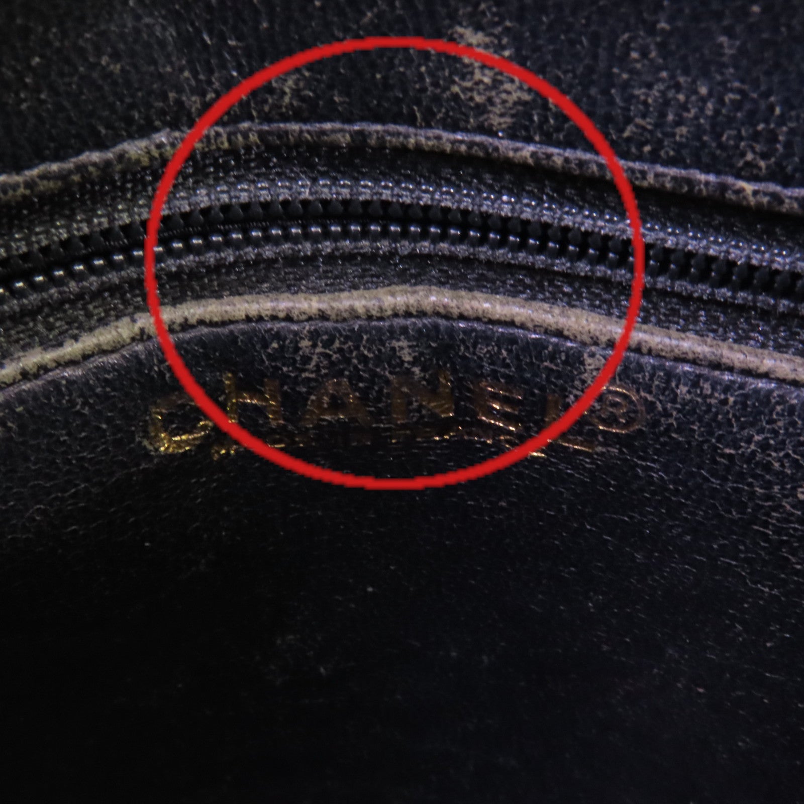 CHANEL 牛皮皮革Vintage Hand Bag金扣手挽袋