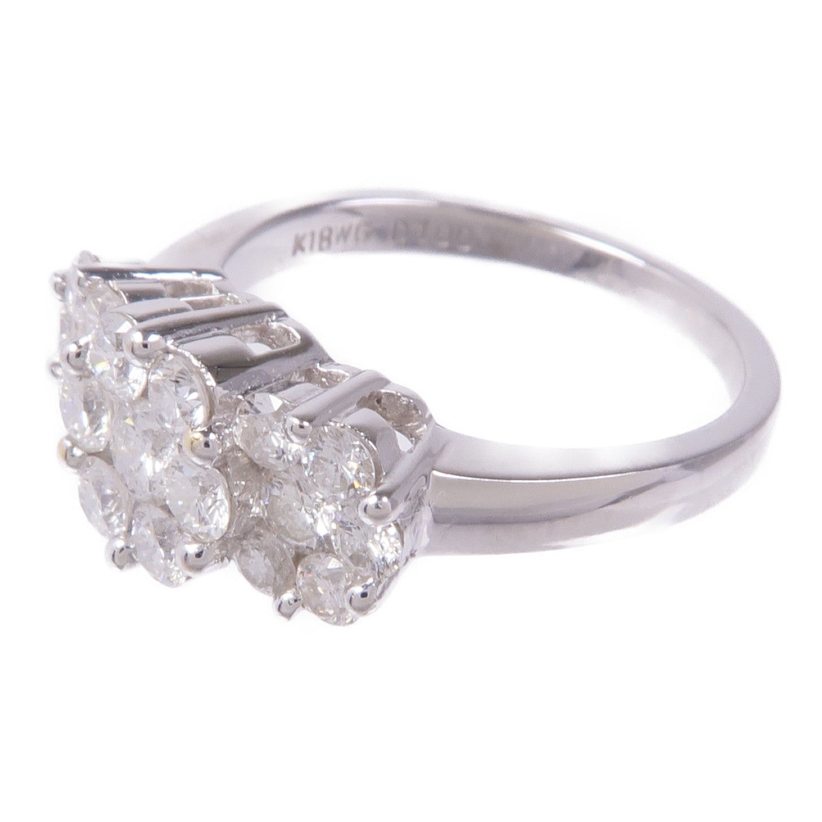 JEWELRY 【激減優惠】18K白金Diamond Ring鑽石戒指US#5.25