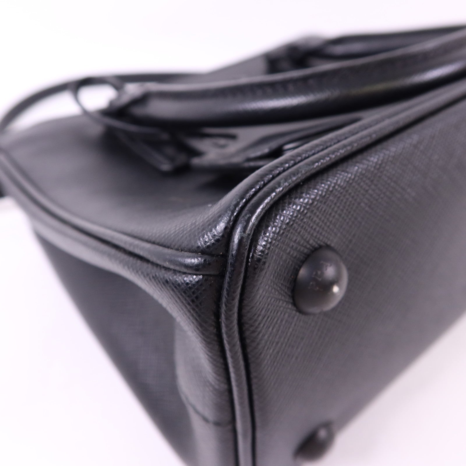 PRADA Saffiano皮革Galleria Nano手挽肩背兩用袋