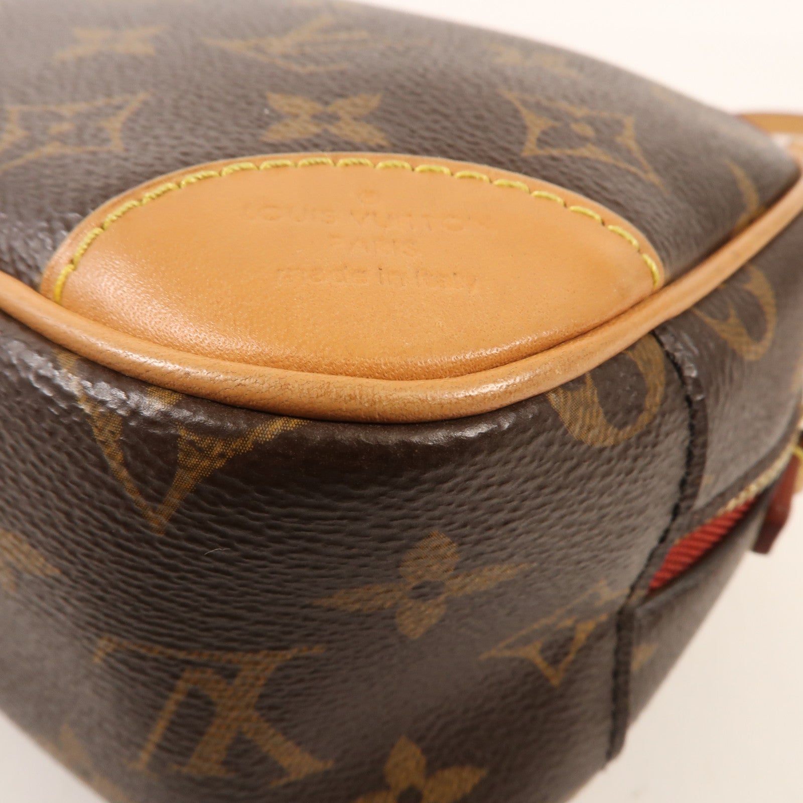LOUIS VUITTON Monogram Deauville Mini金扣肩背袋