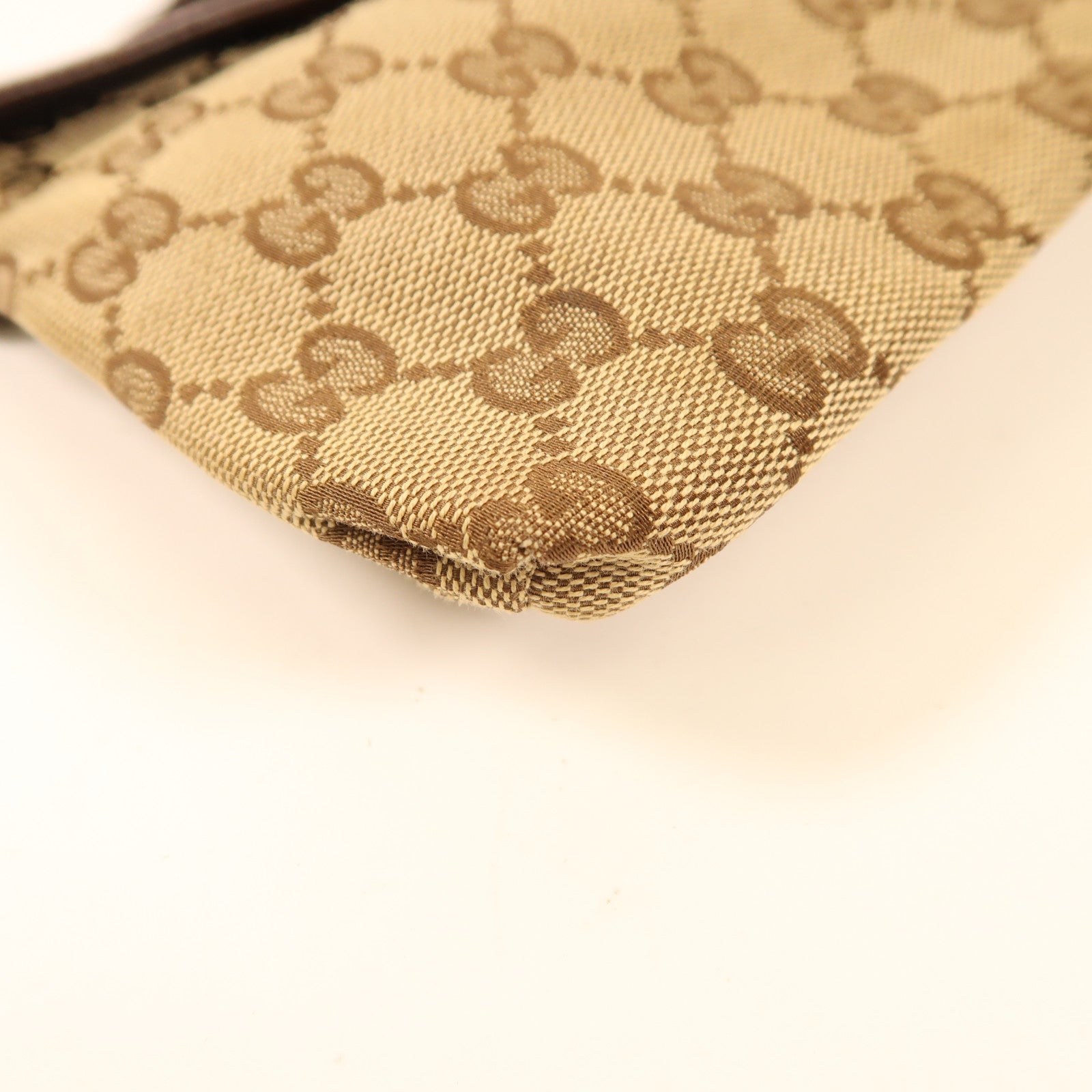 GUCCI 帆布Waist Bag銀扣腰包