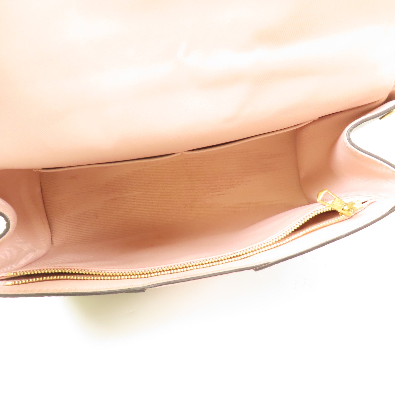 LOUIS VUITTON Damier Bond Street Magnolia金扣手挽肩背兩用袋