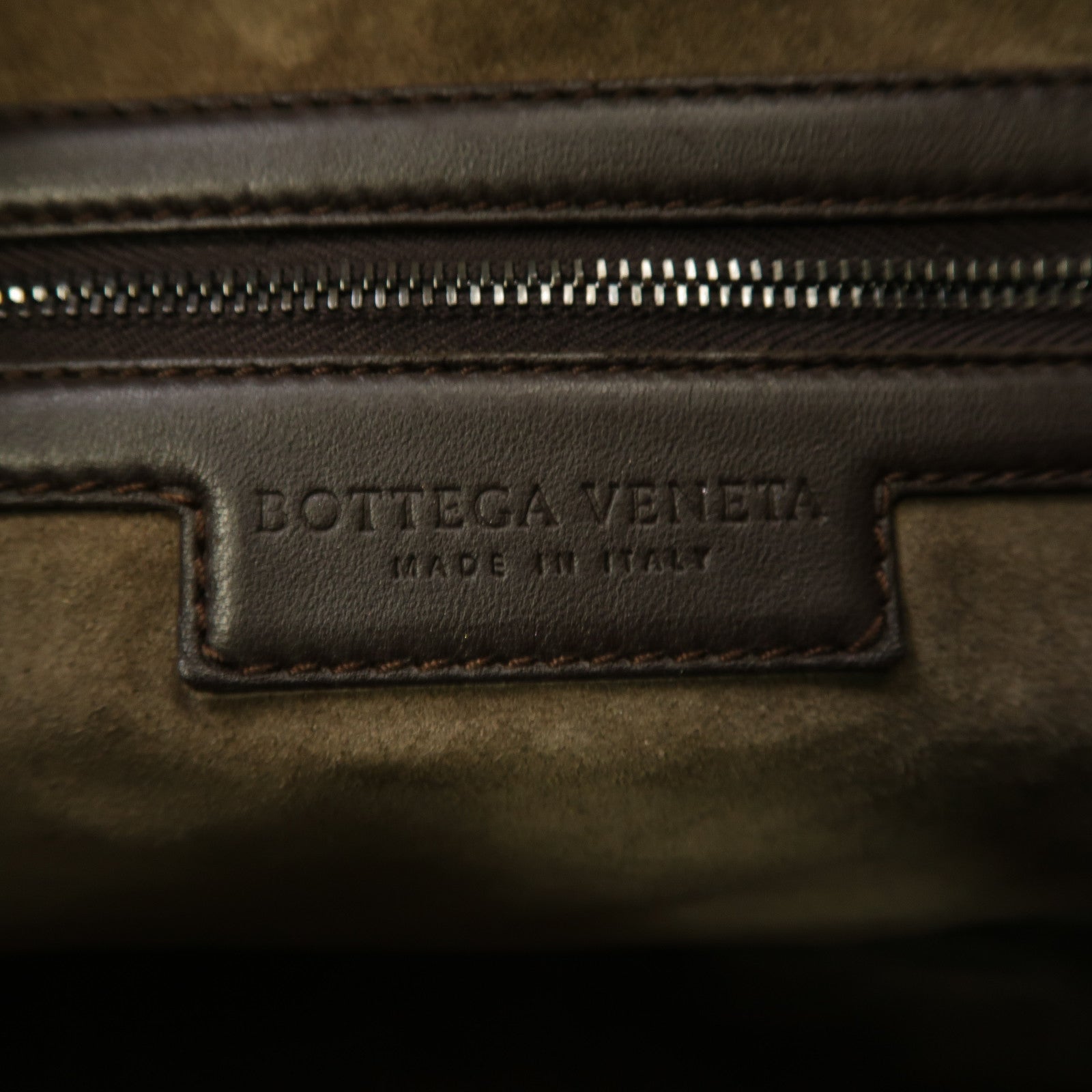 BOTTEGA VENETA 織紋皮革Shoulder Bag肩背袋啡色