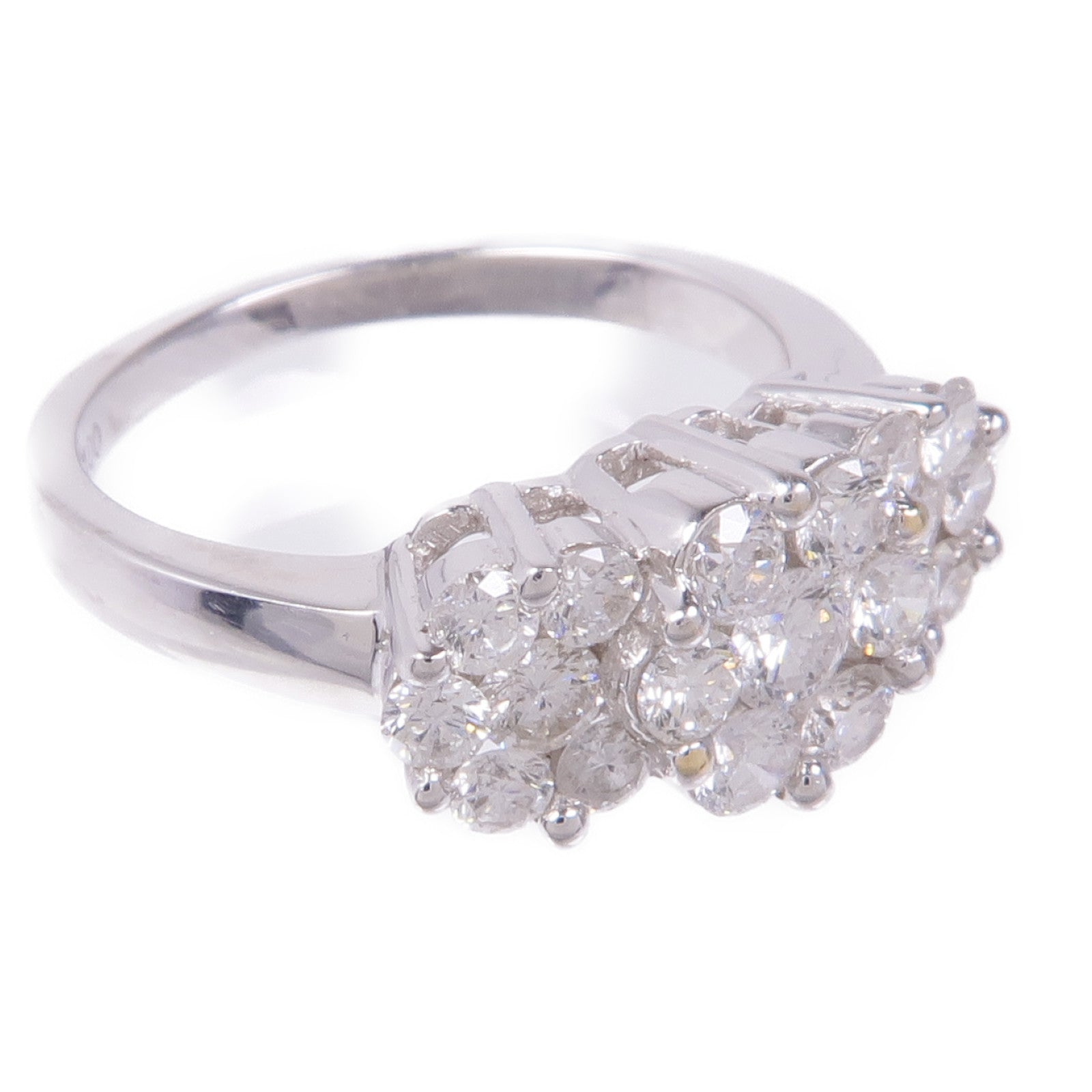 JEWELRY 【激減優惠】18K白金Diamond Ring鑽石戒指US#5.25