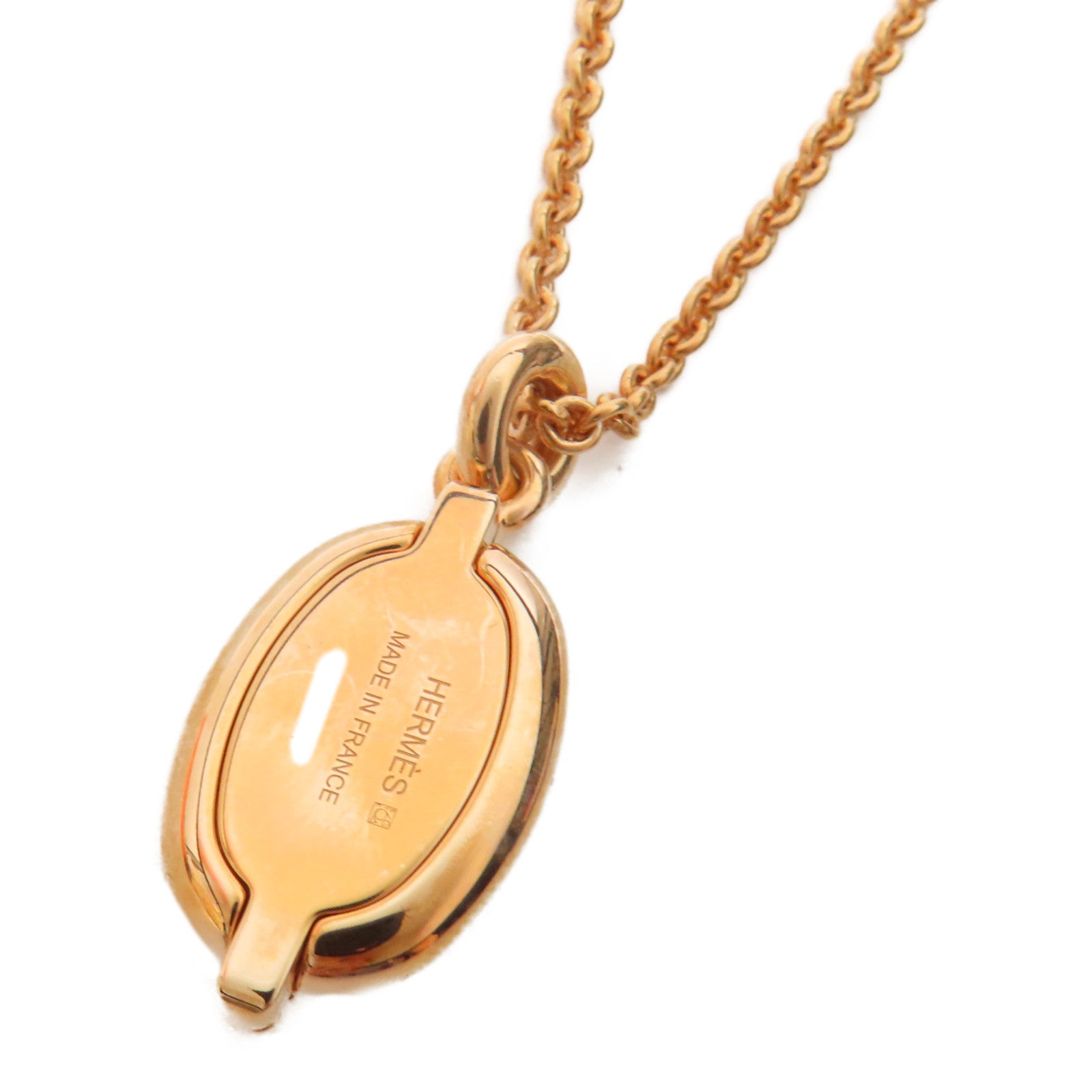 HERMES 金屬Mini Maillon項鍊