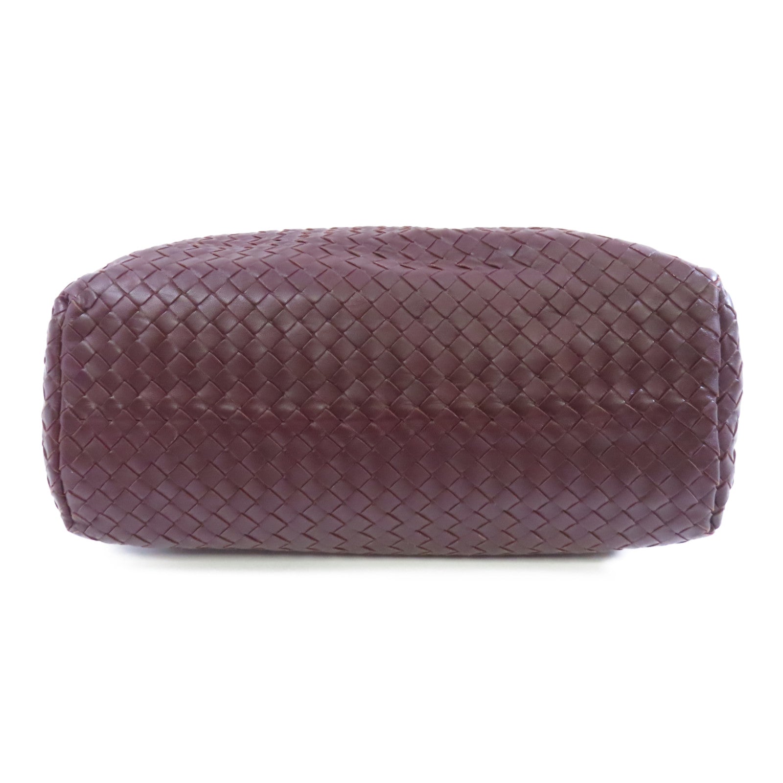 BOTTEGA VENETA 織紋皮革Handbag手挽袋棕色