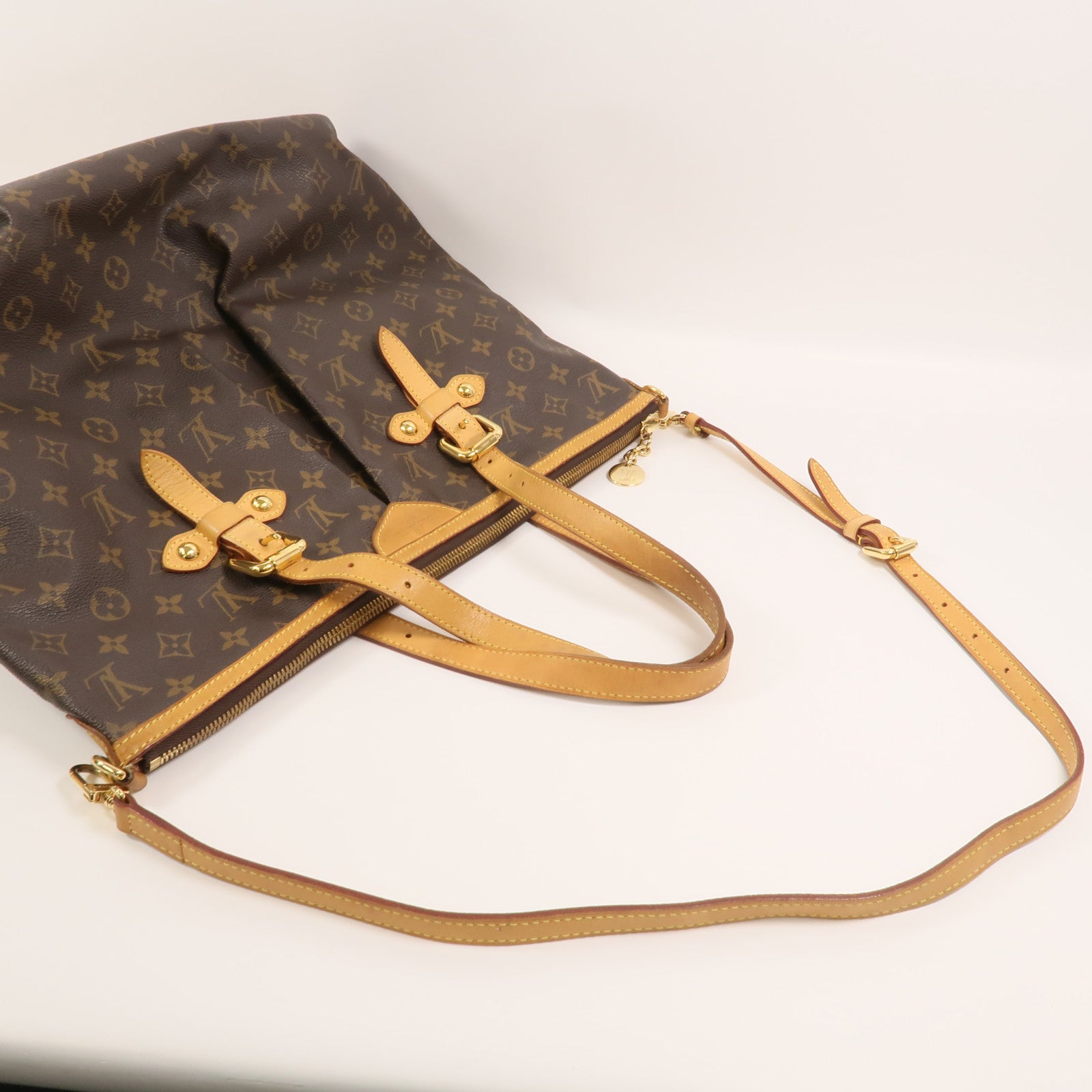 LOUIS VUITTON Monogram Palermo GM金扣手挽肩背兩用袋