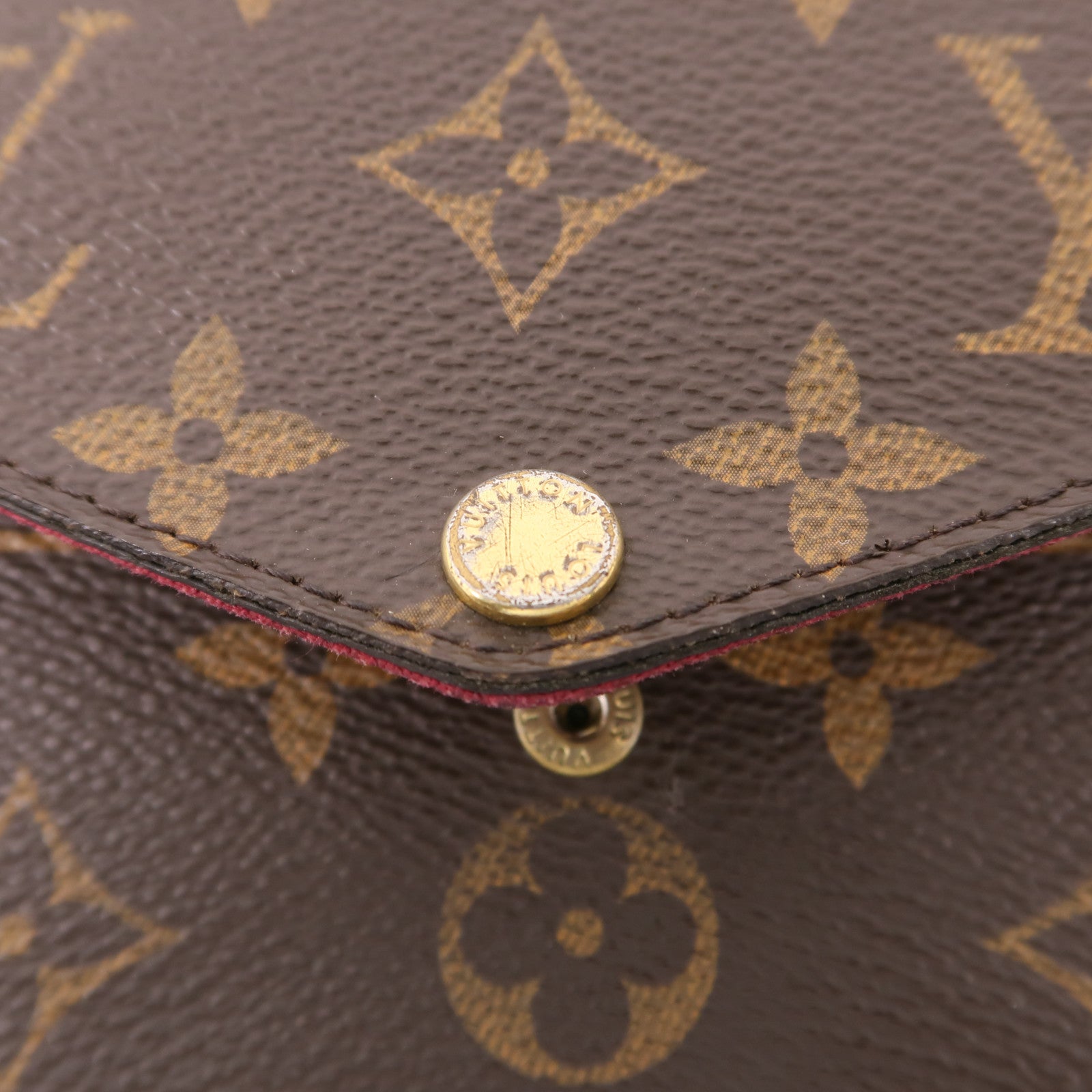 LOUIS VUITTON LV GHW Pochette Felicie Chain Shoulder Bag M61276 Monogram Brown