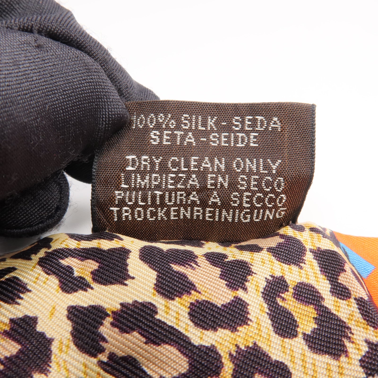 HERMES 絲質Twilly絲巾
