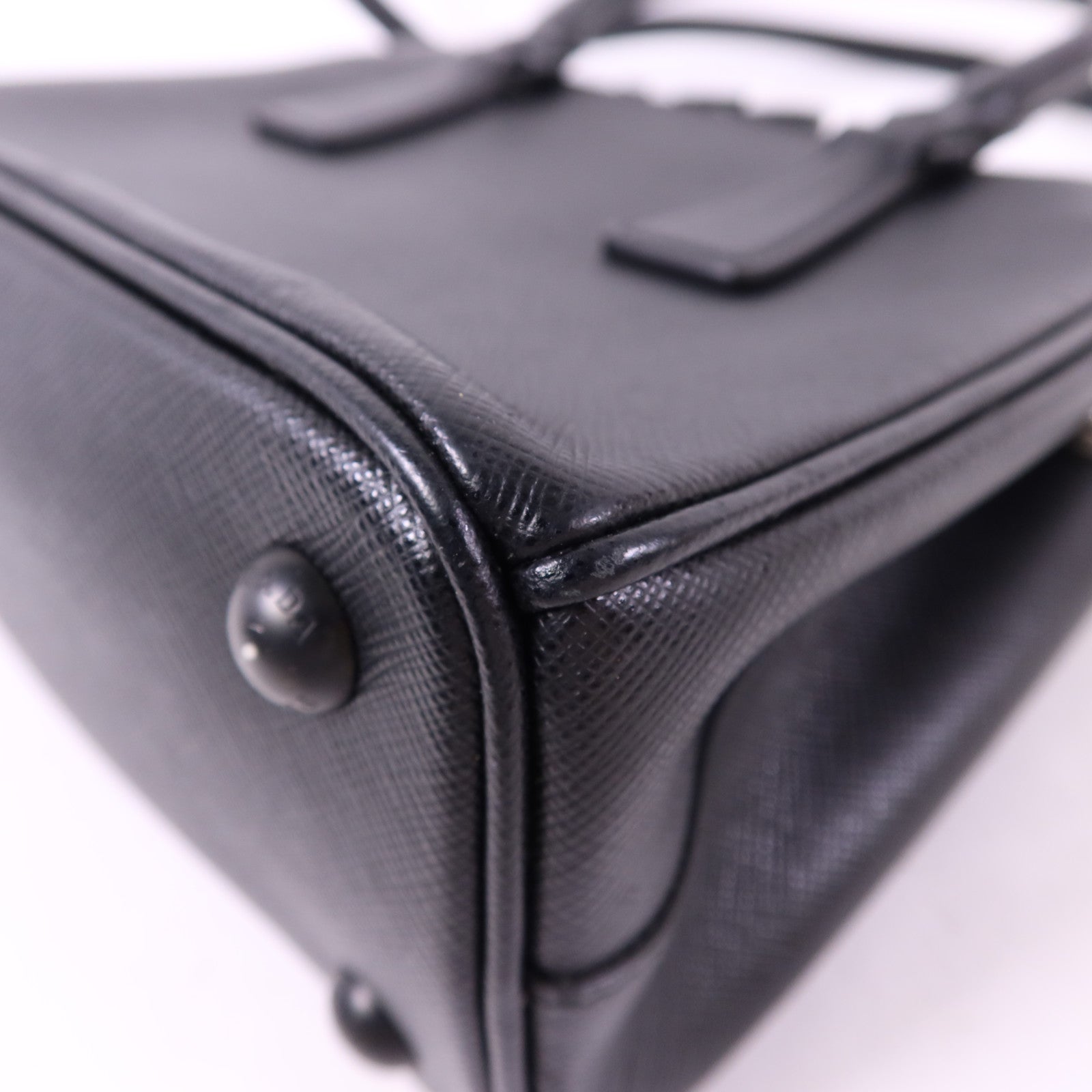 PRADA Saffiano皮革Galleria Nano手挽肩背兩用袋