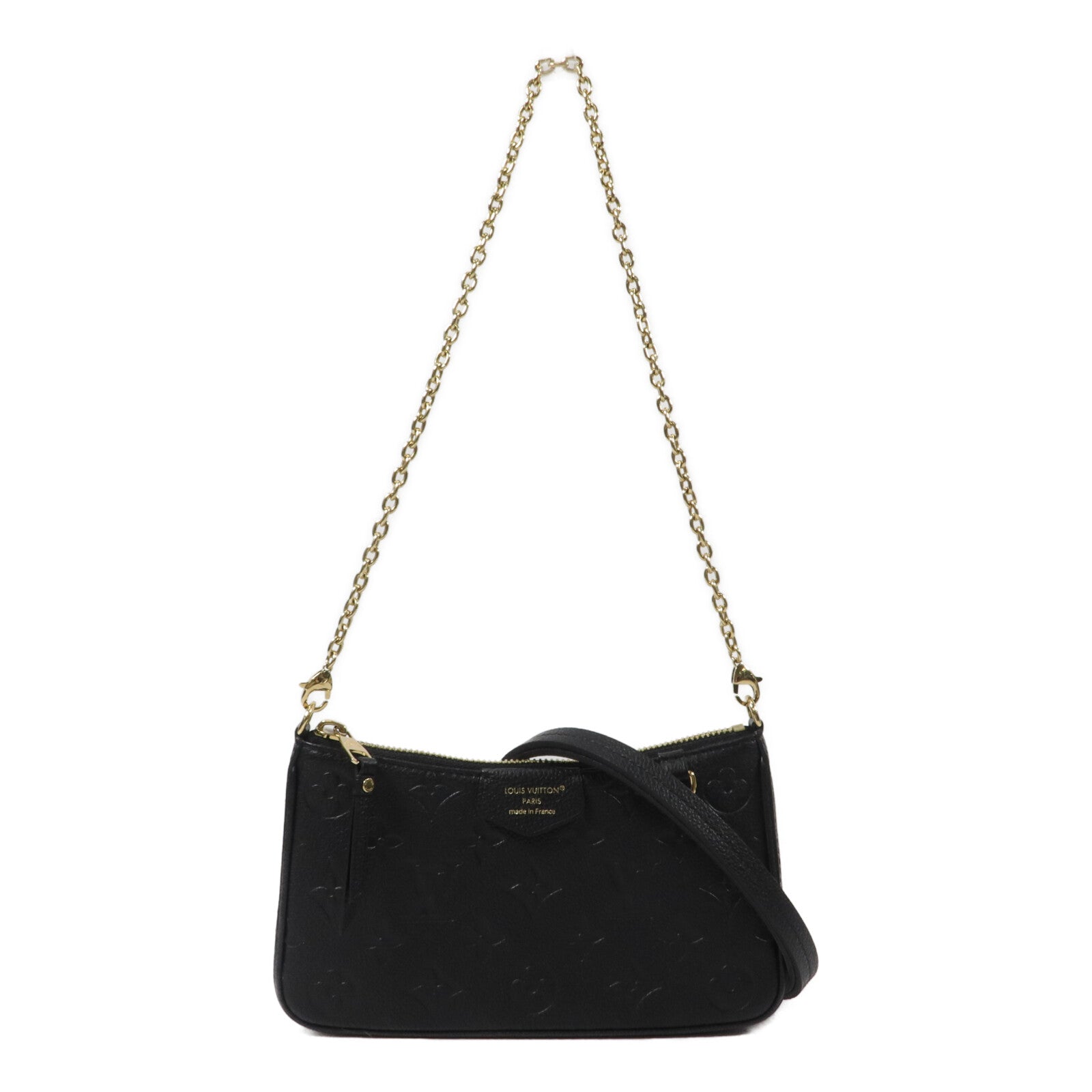LOUIS VUITTON Monogram Empreinte Easy Pouch On Strap手挽肩背兩用袋