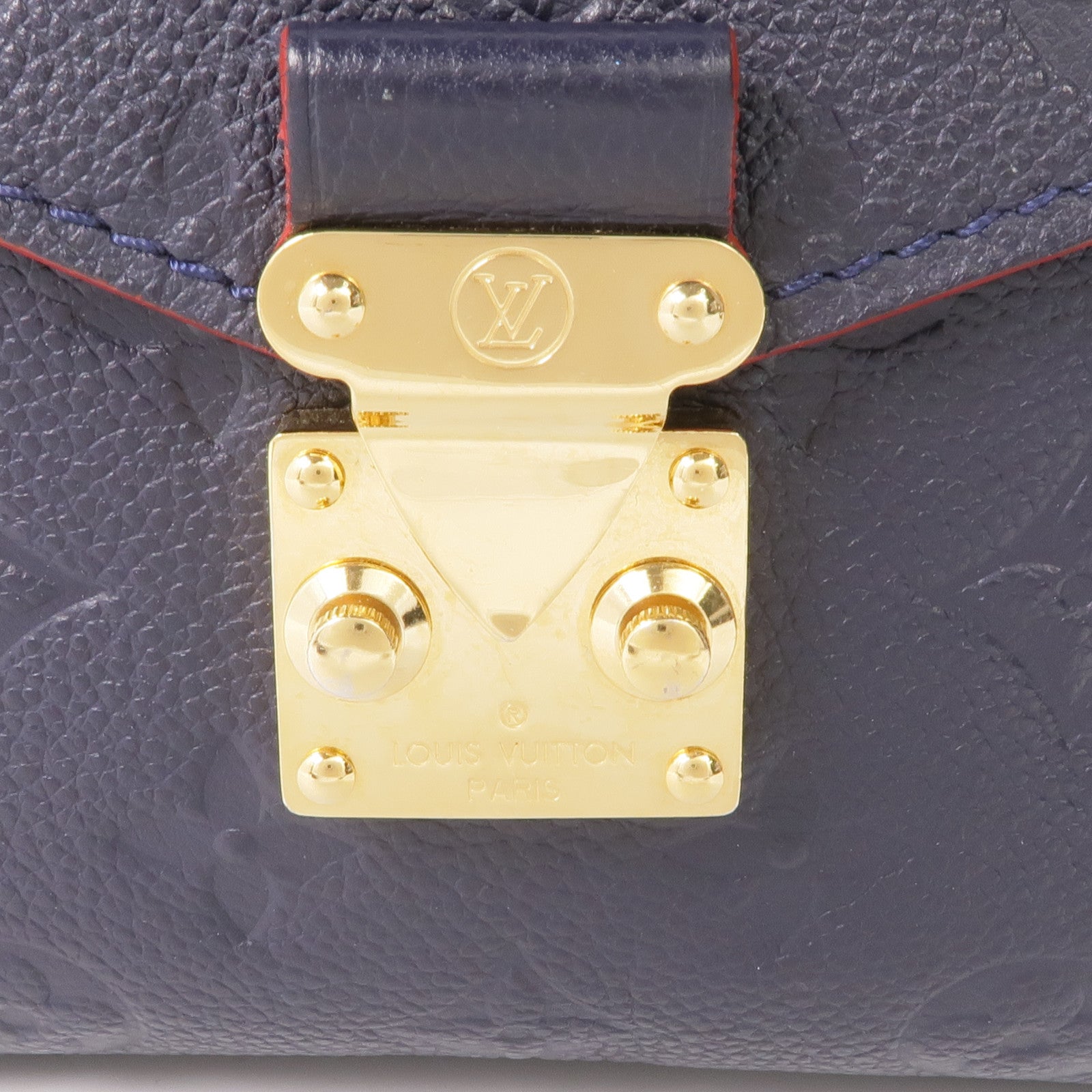 LOUIS VUITTON Monogram Empreinte Pochette Metis金扣手挽肩背兩用袋