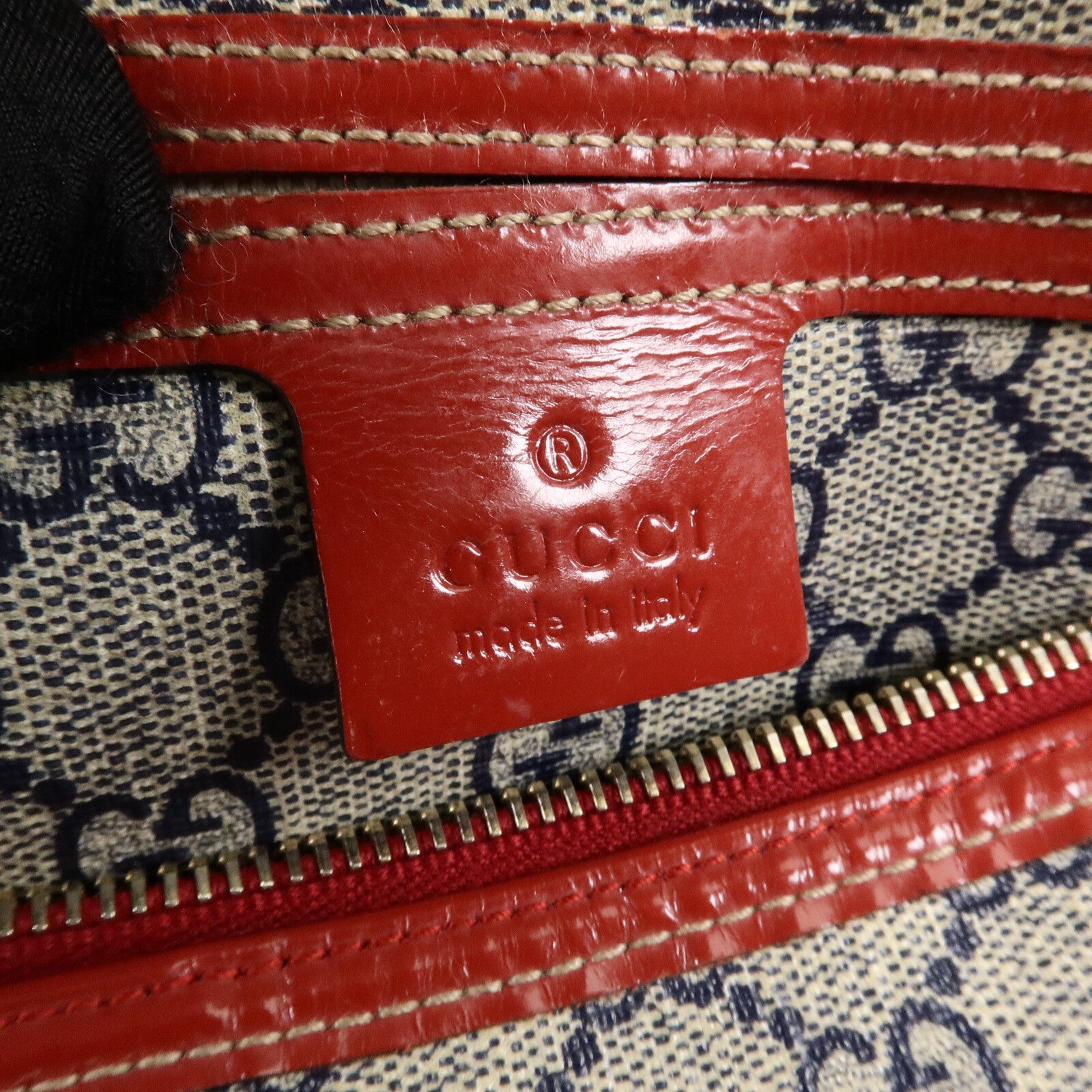 GUCCI 塗層帆布Boston Bag手挽袋
