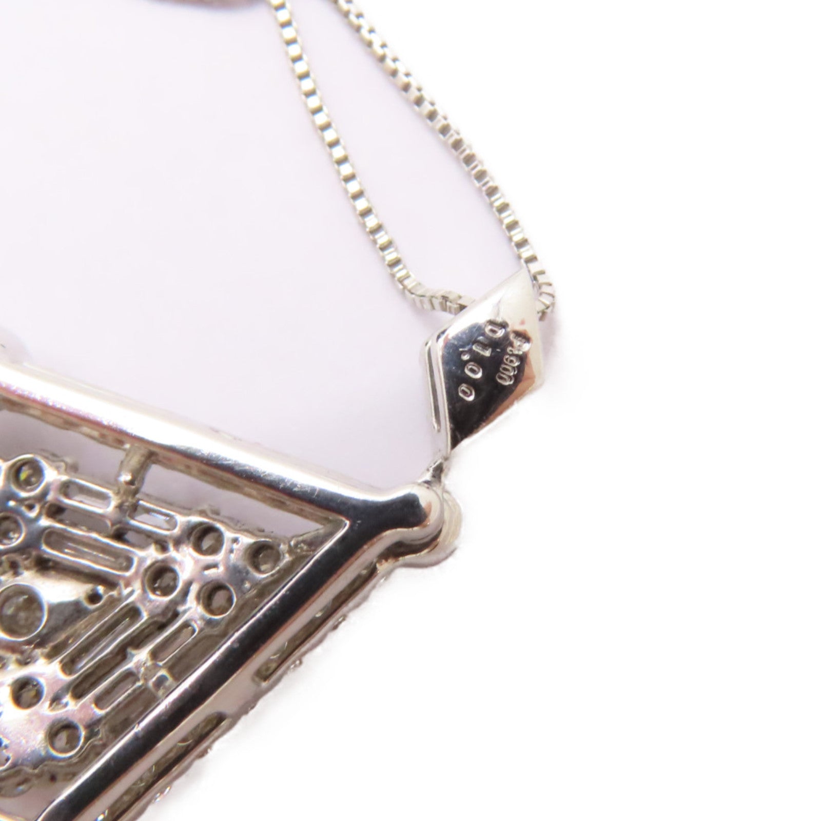 JEWELRY 【激減優惠】PT900鉑金/18K白金/1ct鑽石Diamond Necklace項鏈