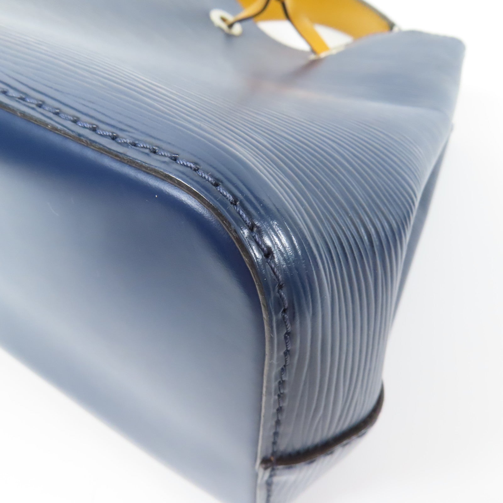 LOUIS VUITTON Epi Neo Noe BB銀扣手挽肩背兩用袋深藍色