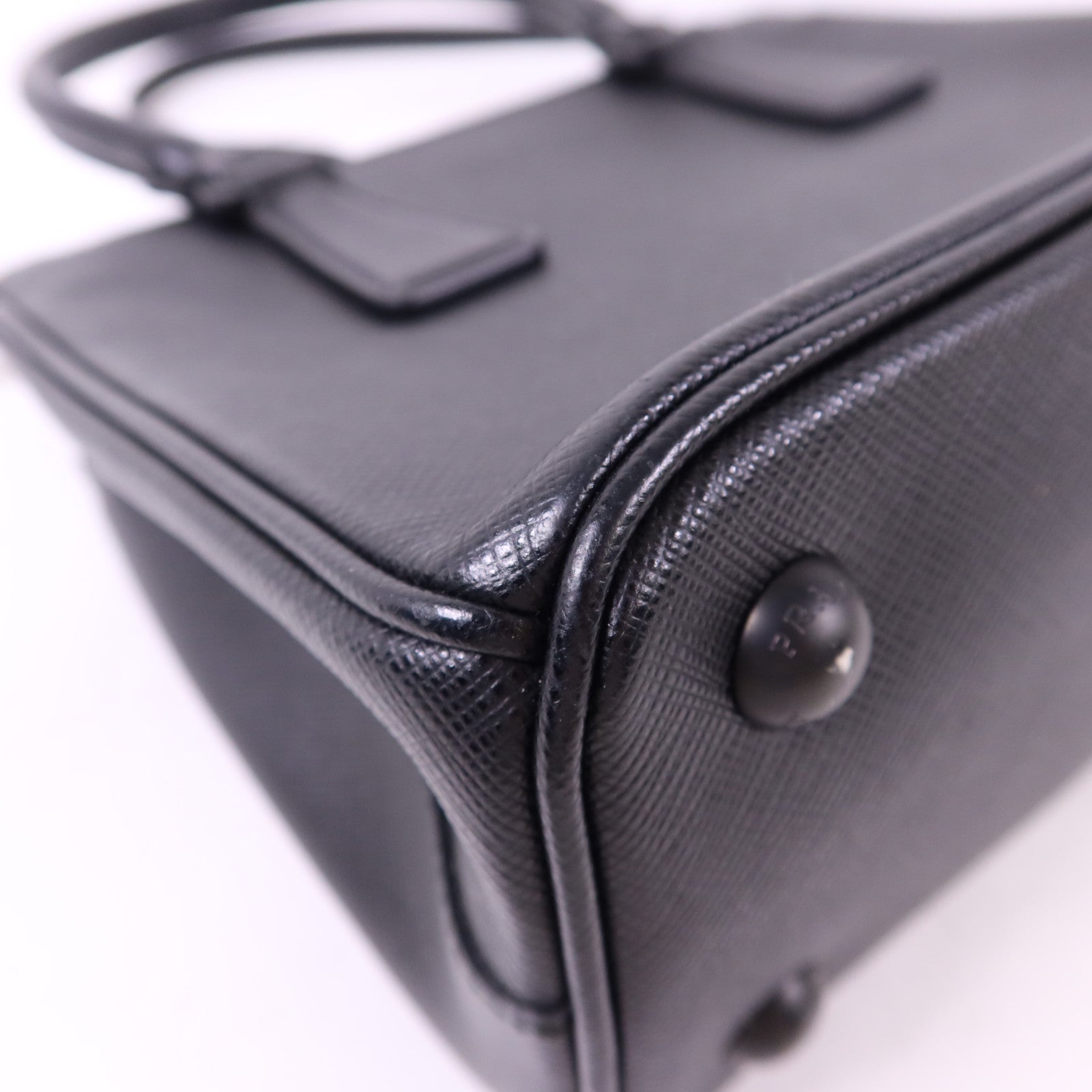 PRADA Saffiano皮革Galleria Nano手挽肩背兩用袋