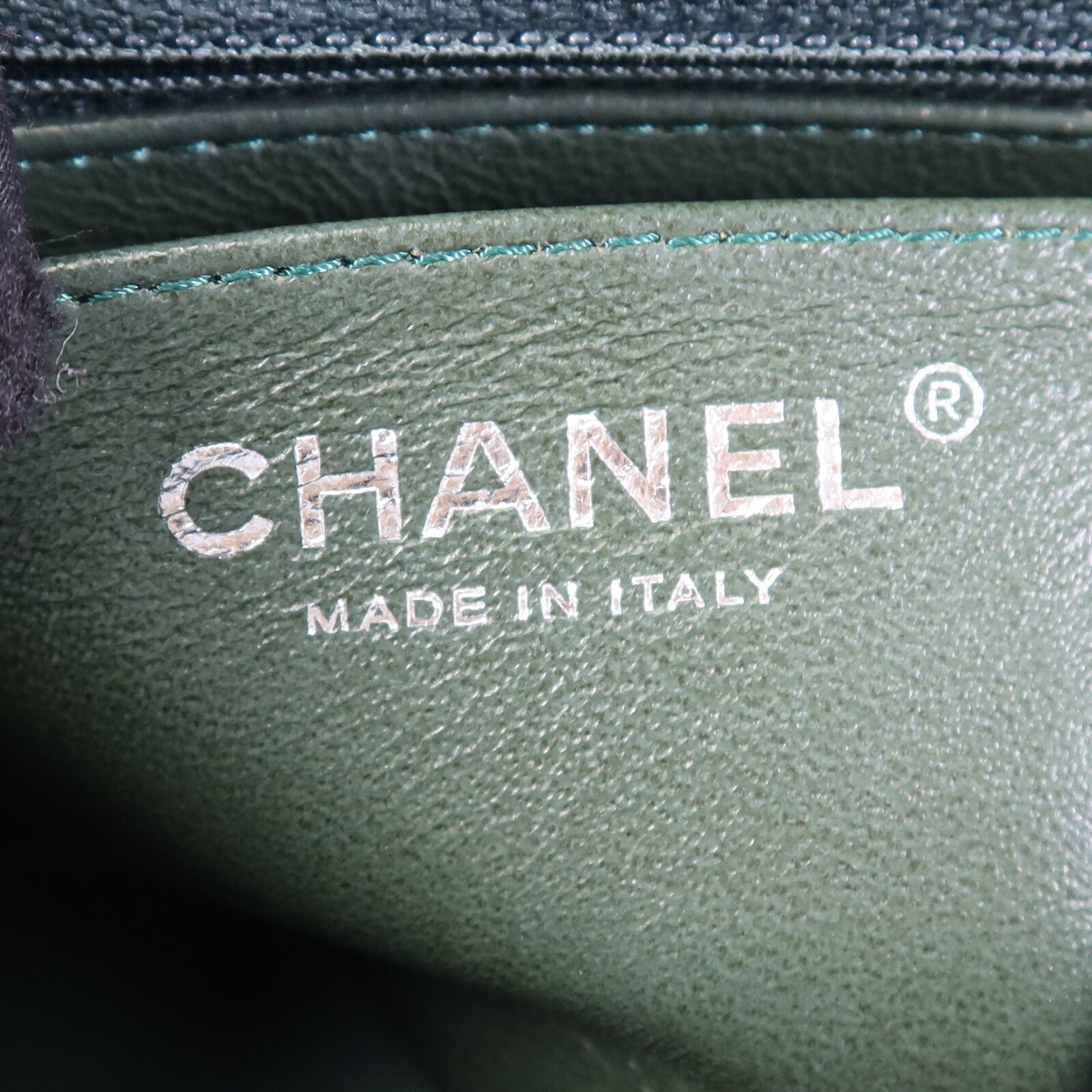 CHANEL 牛皮皮革Mini Classic 17銀扣鏈帶肩背袋