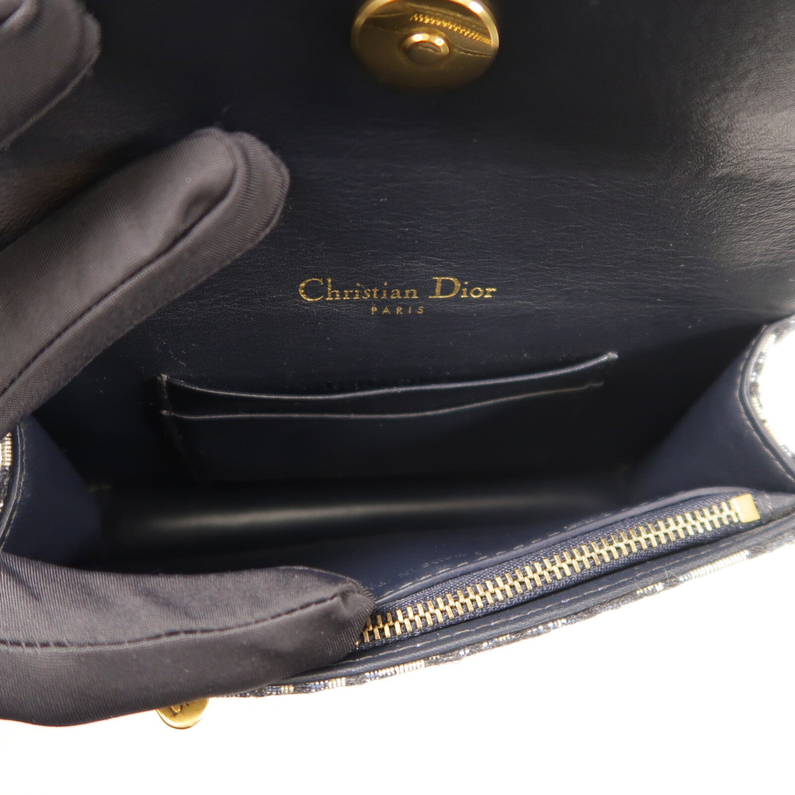 Dior 帆布Saddle Belt Bag金扣腰包