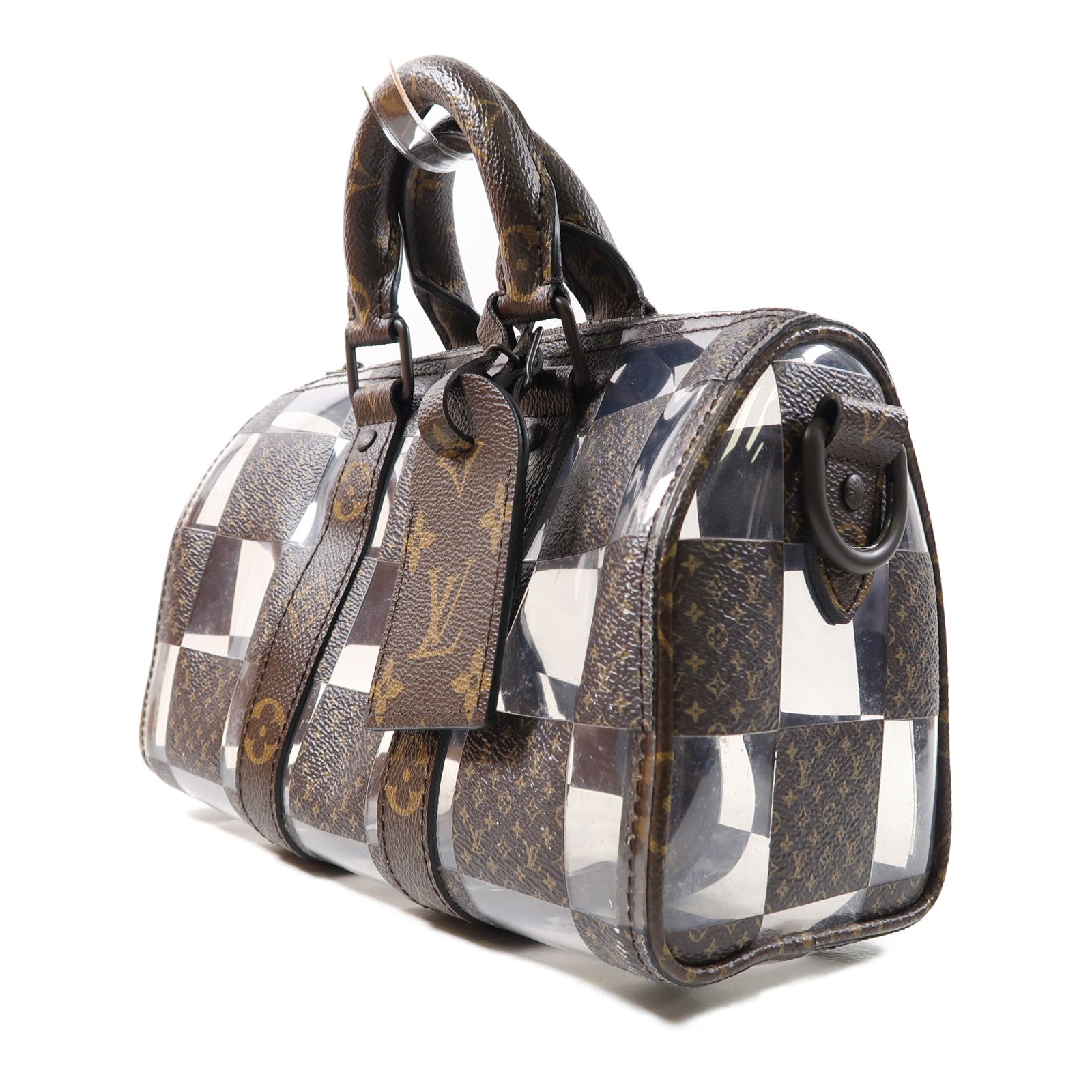 LOUIS VUITTON Monogram Chess Bandouliere 25手挽肩背兩用袋啡色