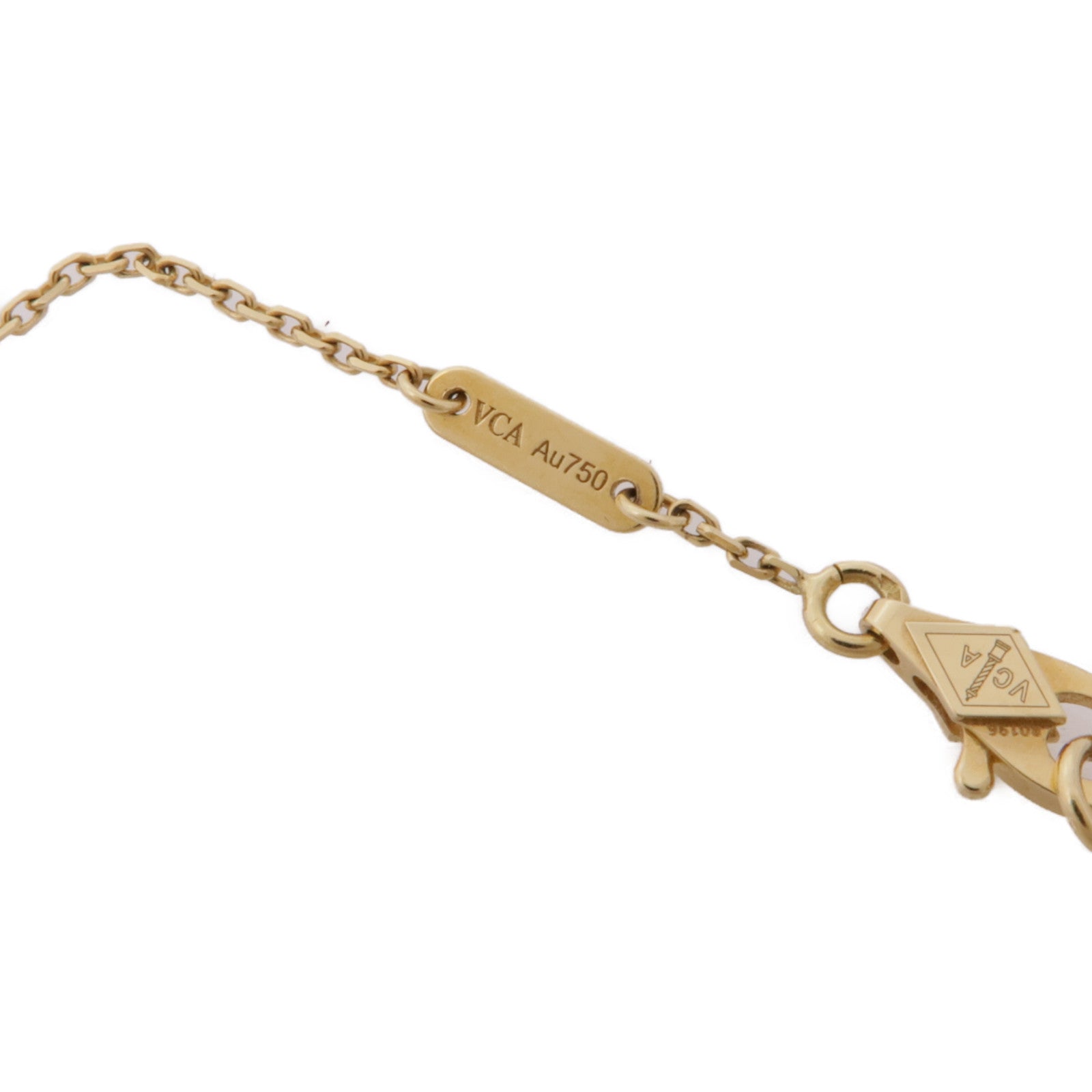 Van Cleef & Arpels 18K黃金Frivol Bracelet鑽石手鏈