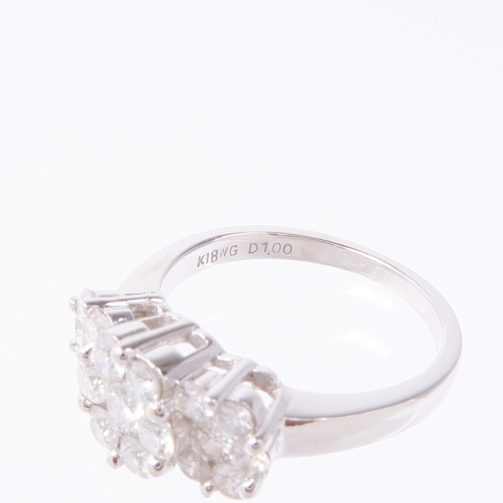 JEWELRY 【激減優惠】18K白金Diamond Ring鑽石戒指US#5.25