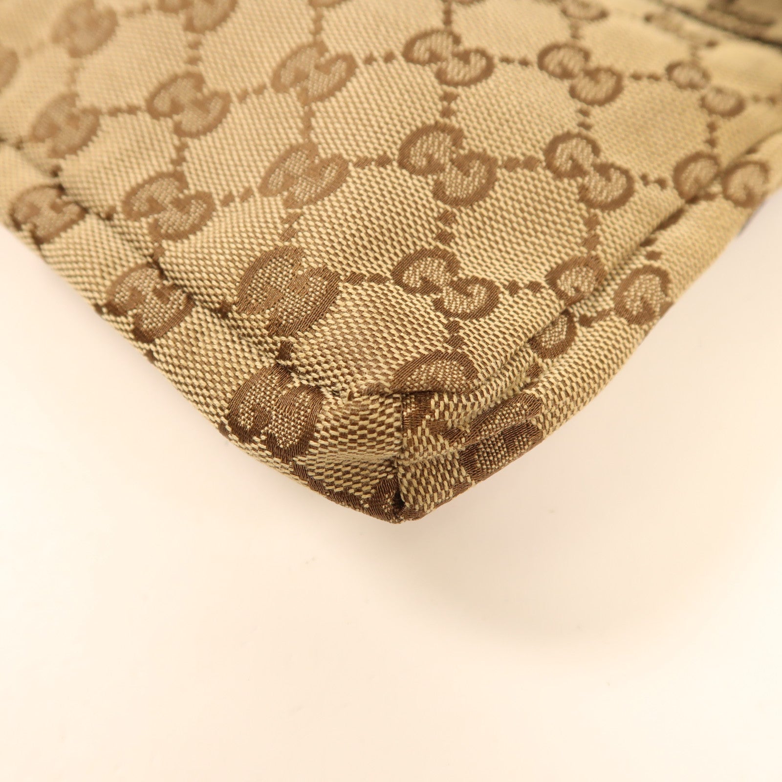 GUCCI 帆布Waist Bag銀扣腰包