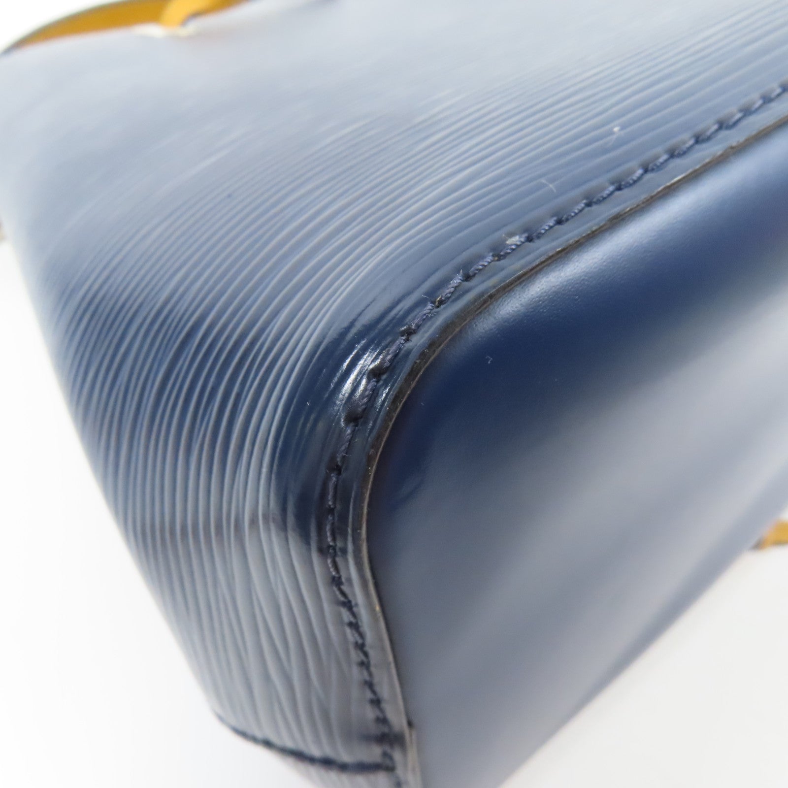 LOUIS VUITTON Epi Neo Noe BB銀扣手挽肩背兩用袋深藍色