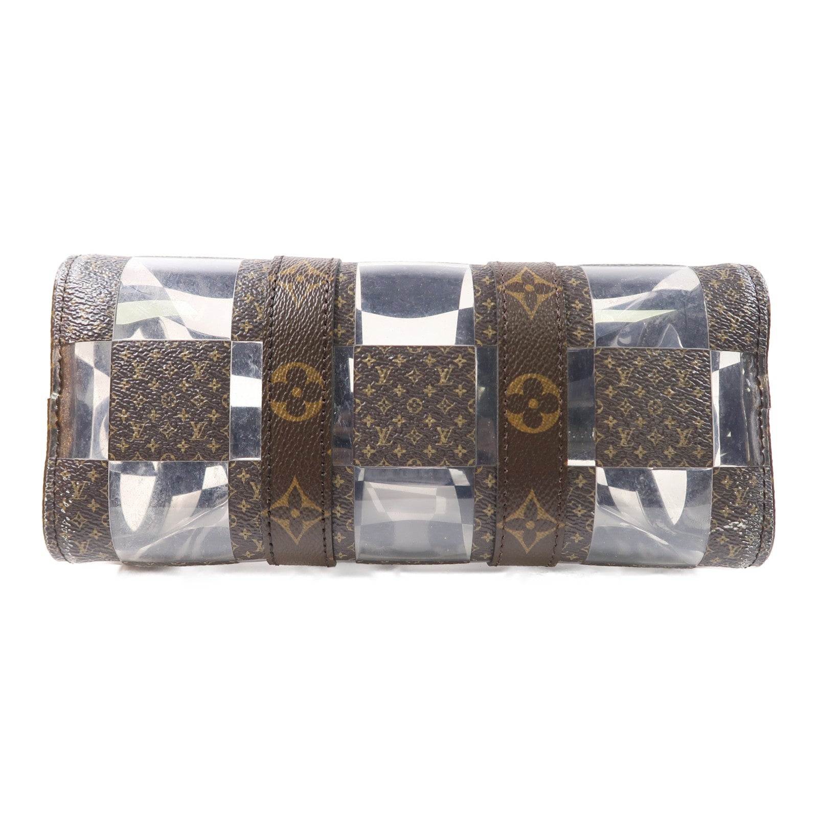 LOUIS VUITTON Monogram Chess Bandouliere 25手挽肩背兩用袋啡色