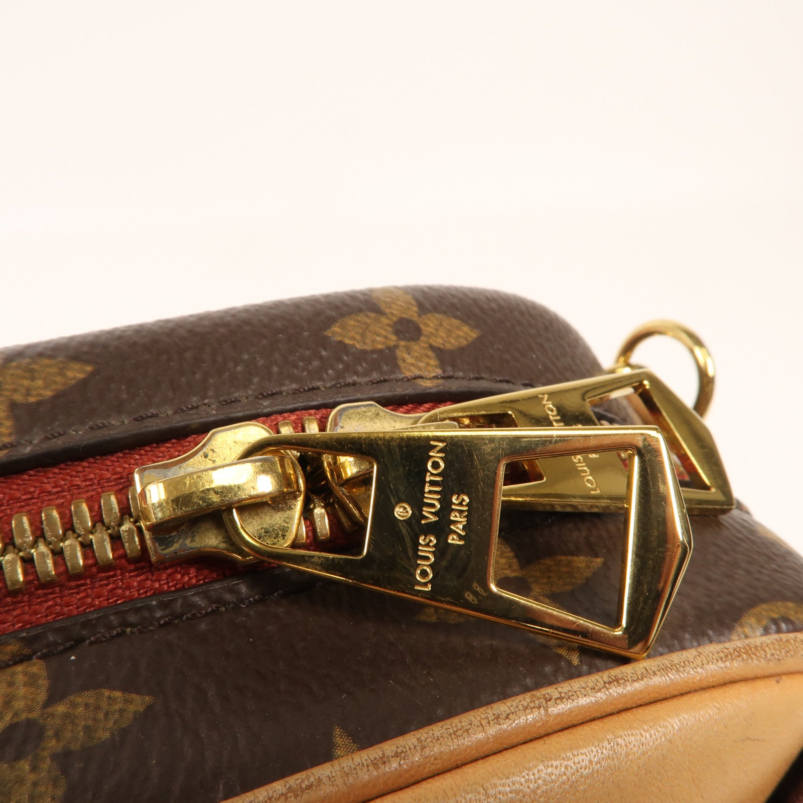 LOUIS VUITTON Monogram Deauville Mini金扣肩背袋