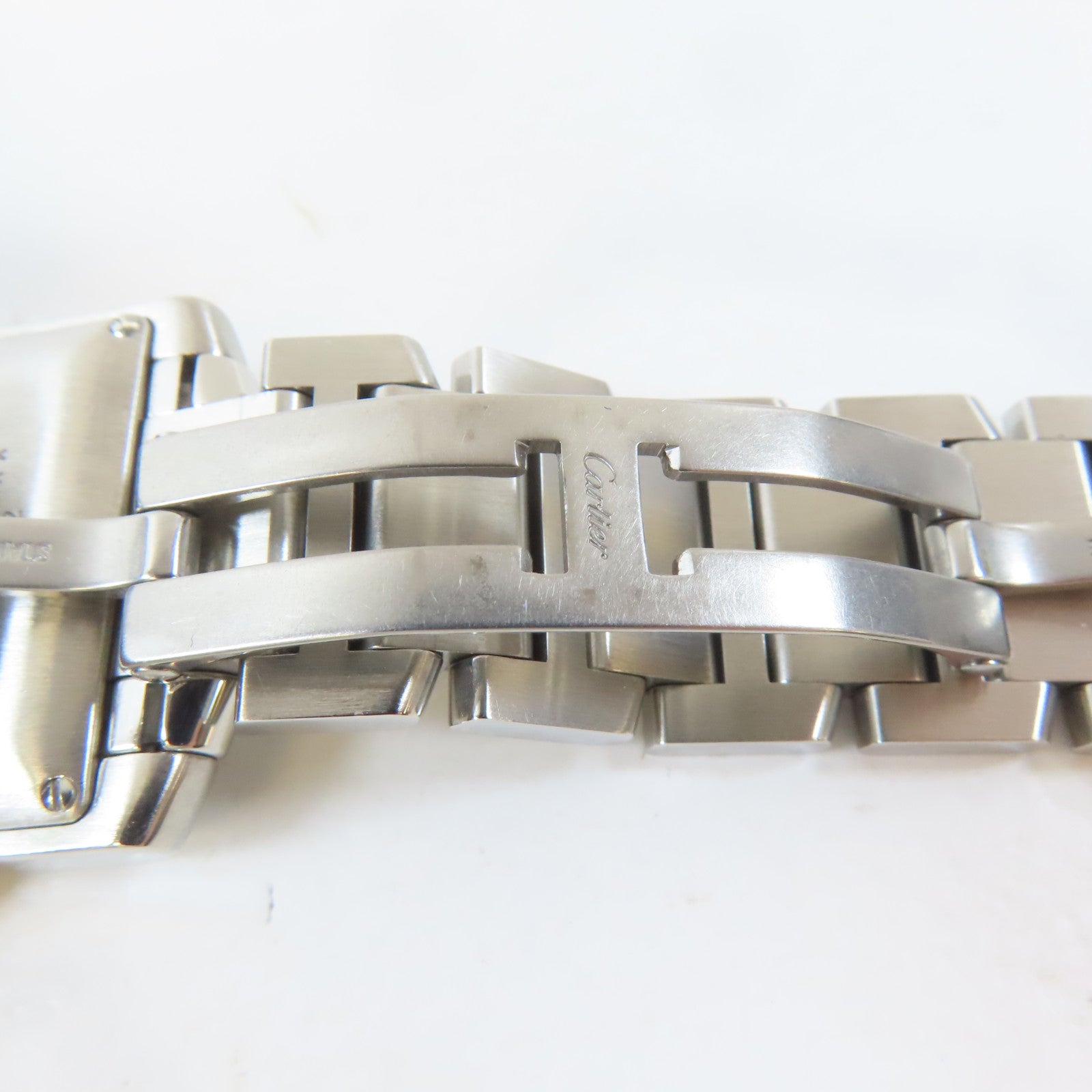CARTIER Tank Francaise不鏽鋼手錶自動機芯白色#16.75cm