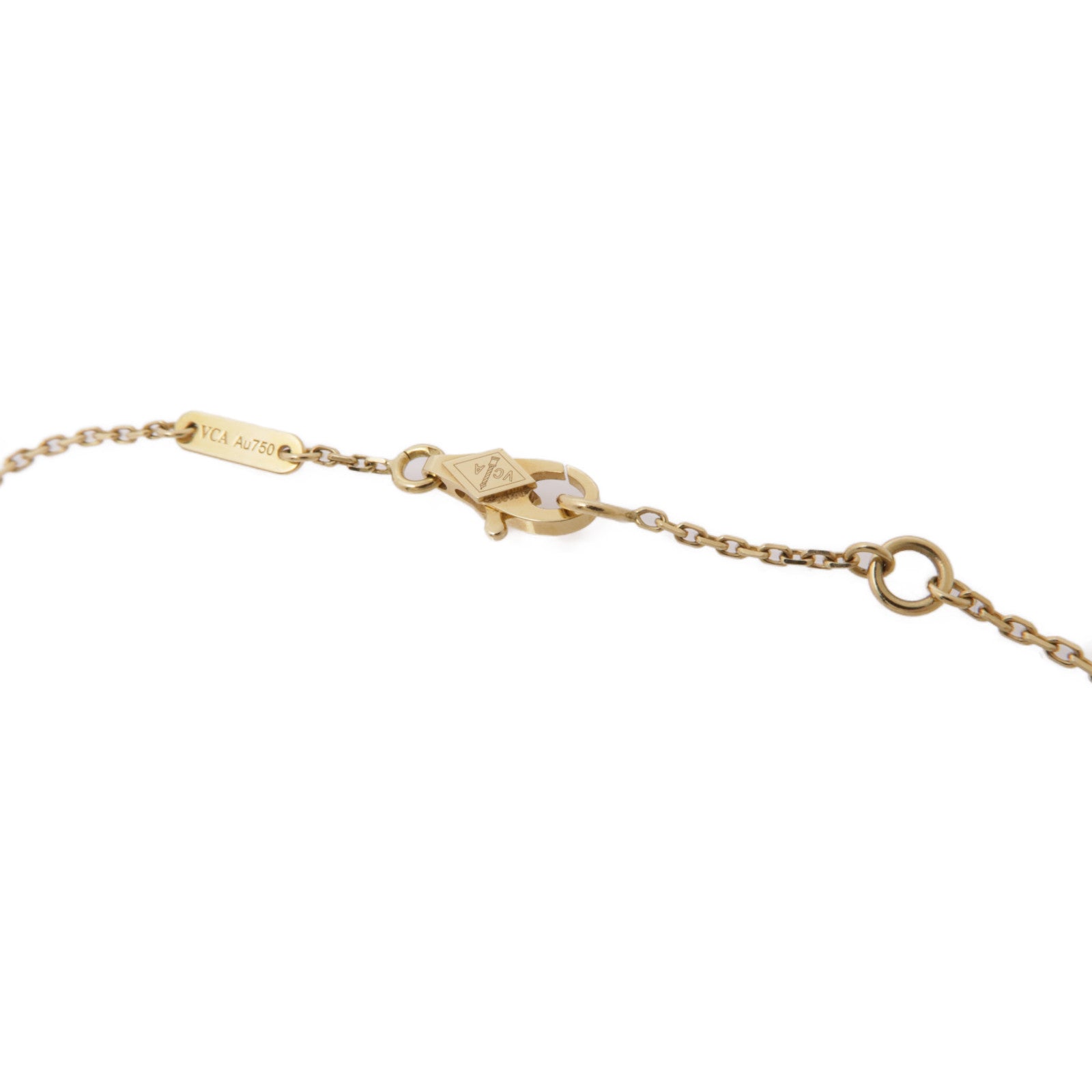 Van Cleef & Arpels 18K黃金Frivol Bracelet鑽石手鏈
