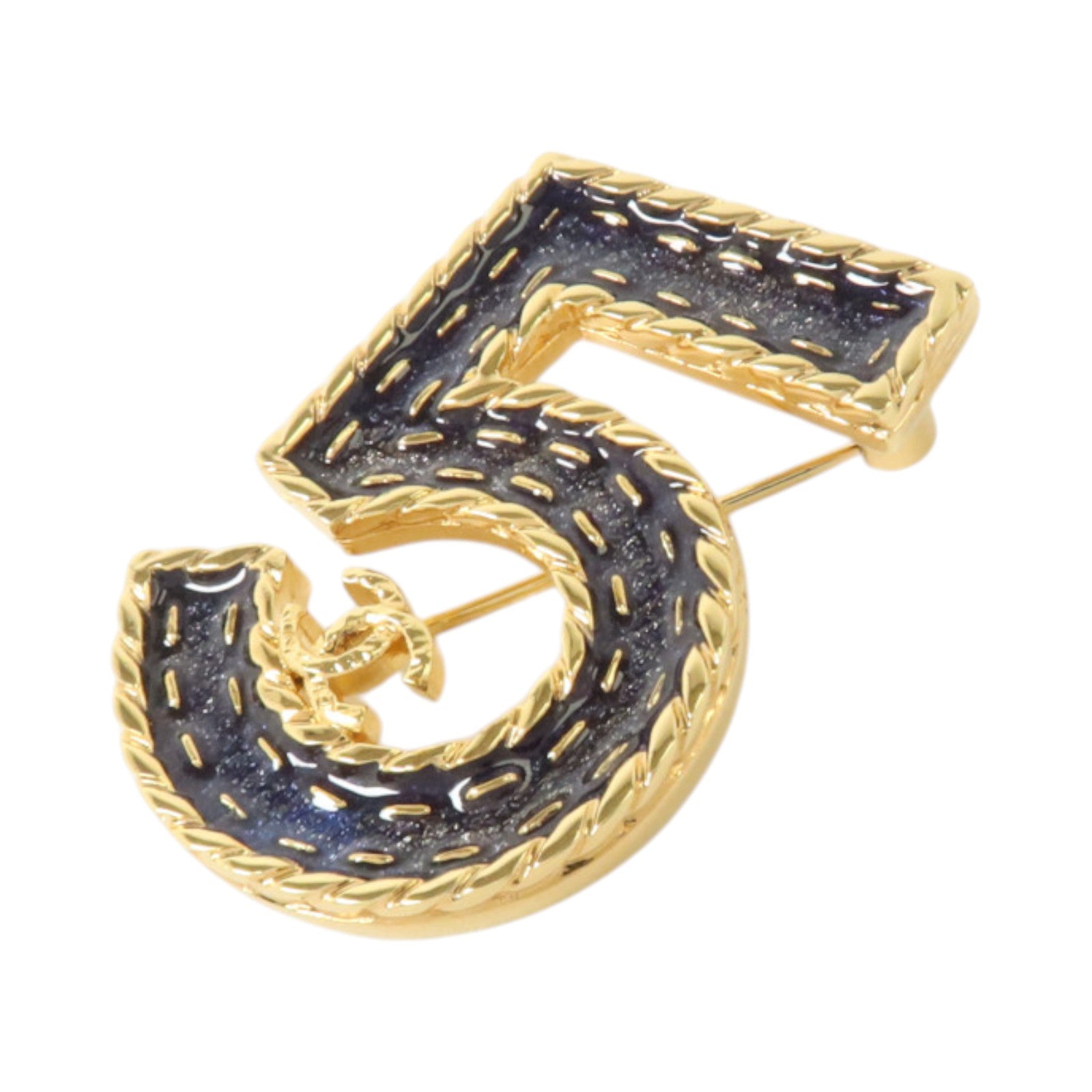 CHANEL 金屬/琺瑯 COCO Mark Brooch胸針
