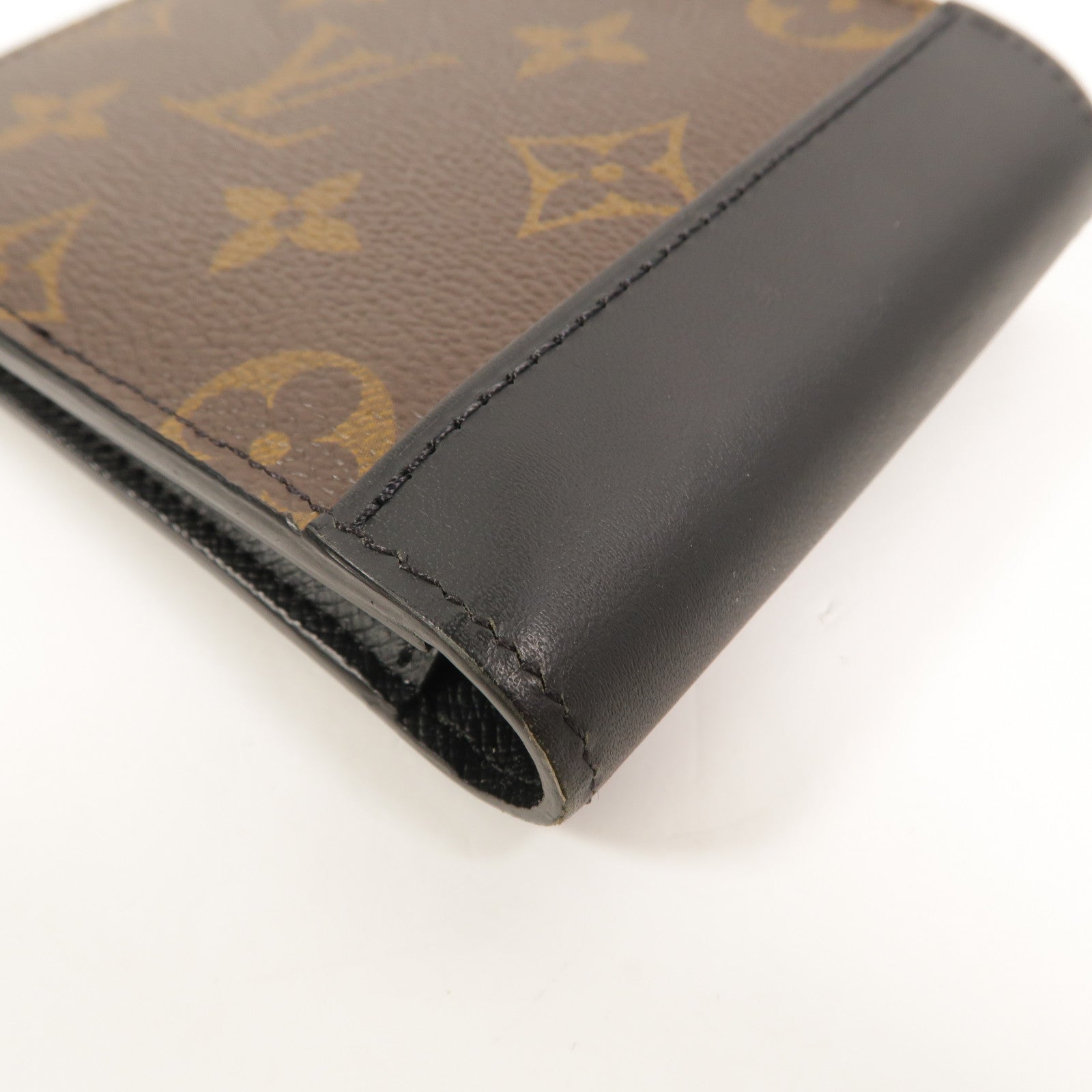 LOUIS VUITTON Monogram Macassar Multiple Wallet錢包