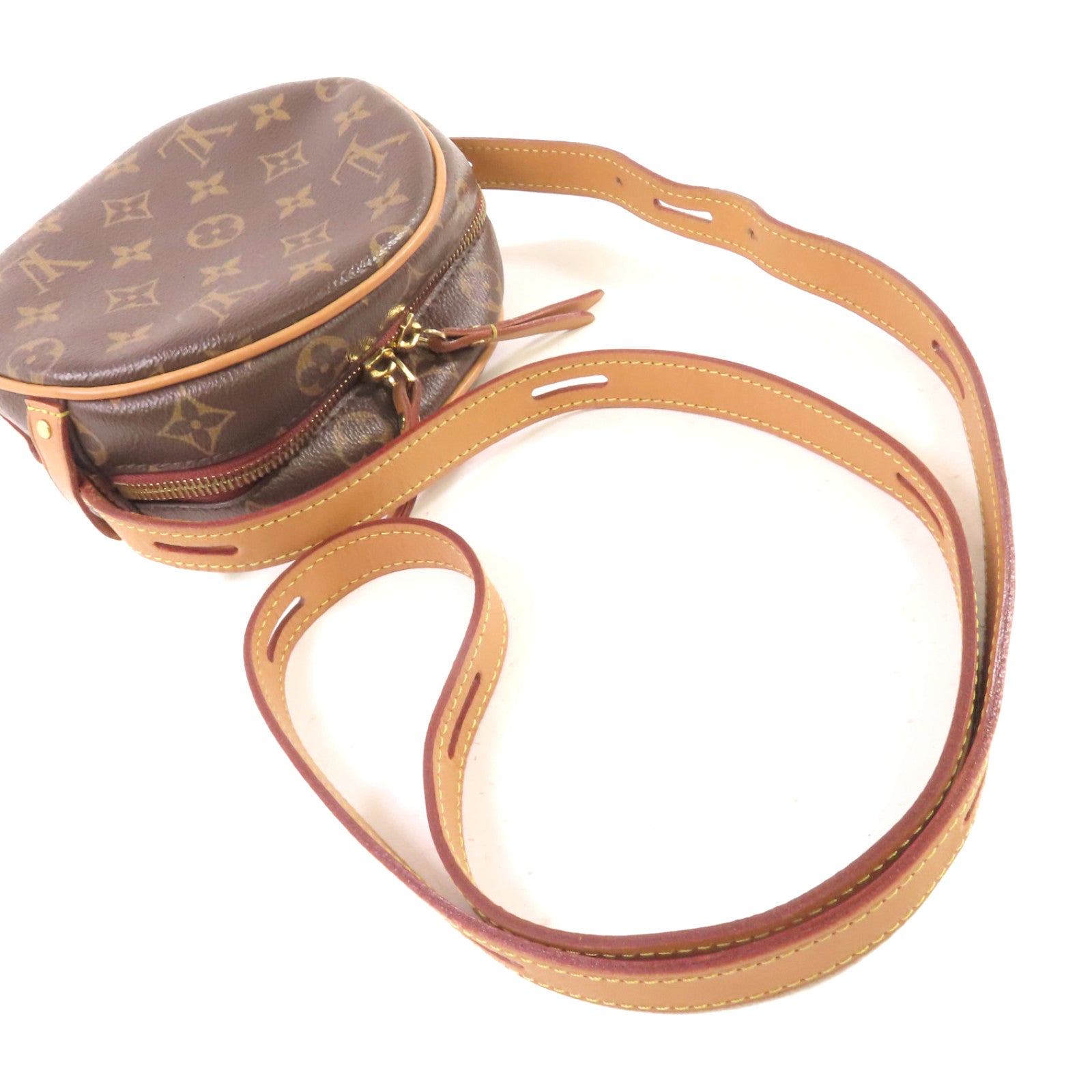 LOUIS VUITTON 【激減優惠】Monogram Boite Chapeau Souple Shoulder Bag金扣肩背袋啡色
