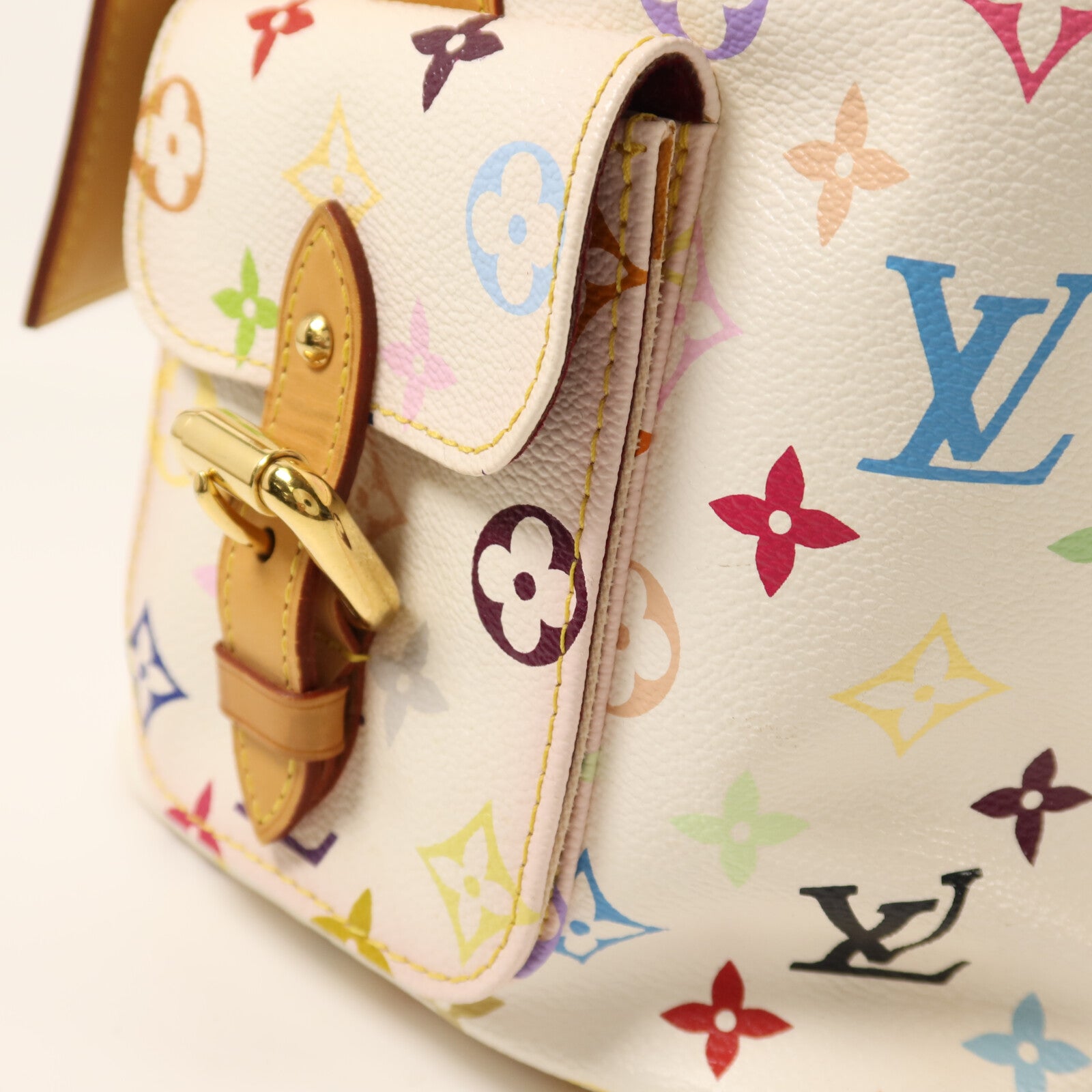 LOUIS VUITTON Monogram Multicolore Petit Noe金扣肩背袋