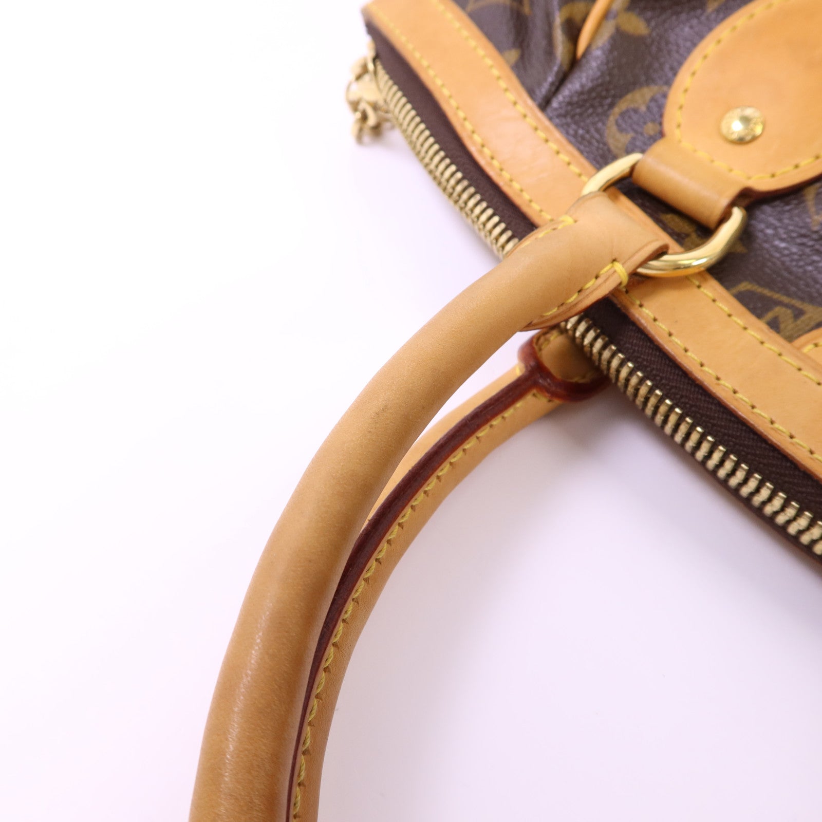 LOUIS VUITTON 【激減優惠】Monogram Tivoli PM金扣手挽袋