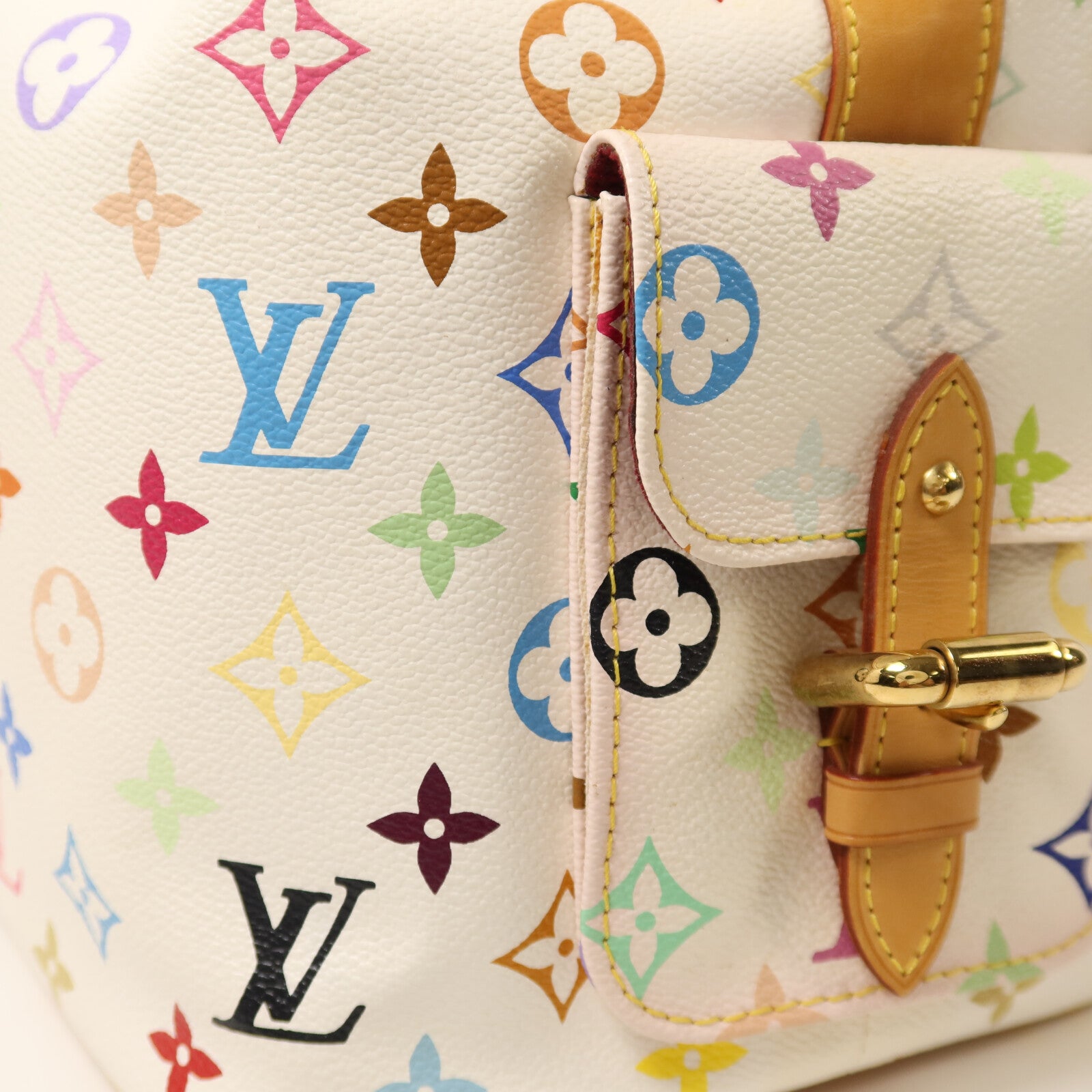 LOUIS VUITTON Monogram Multicolore Petit Noe金扣肩背袋