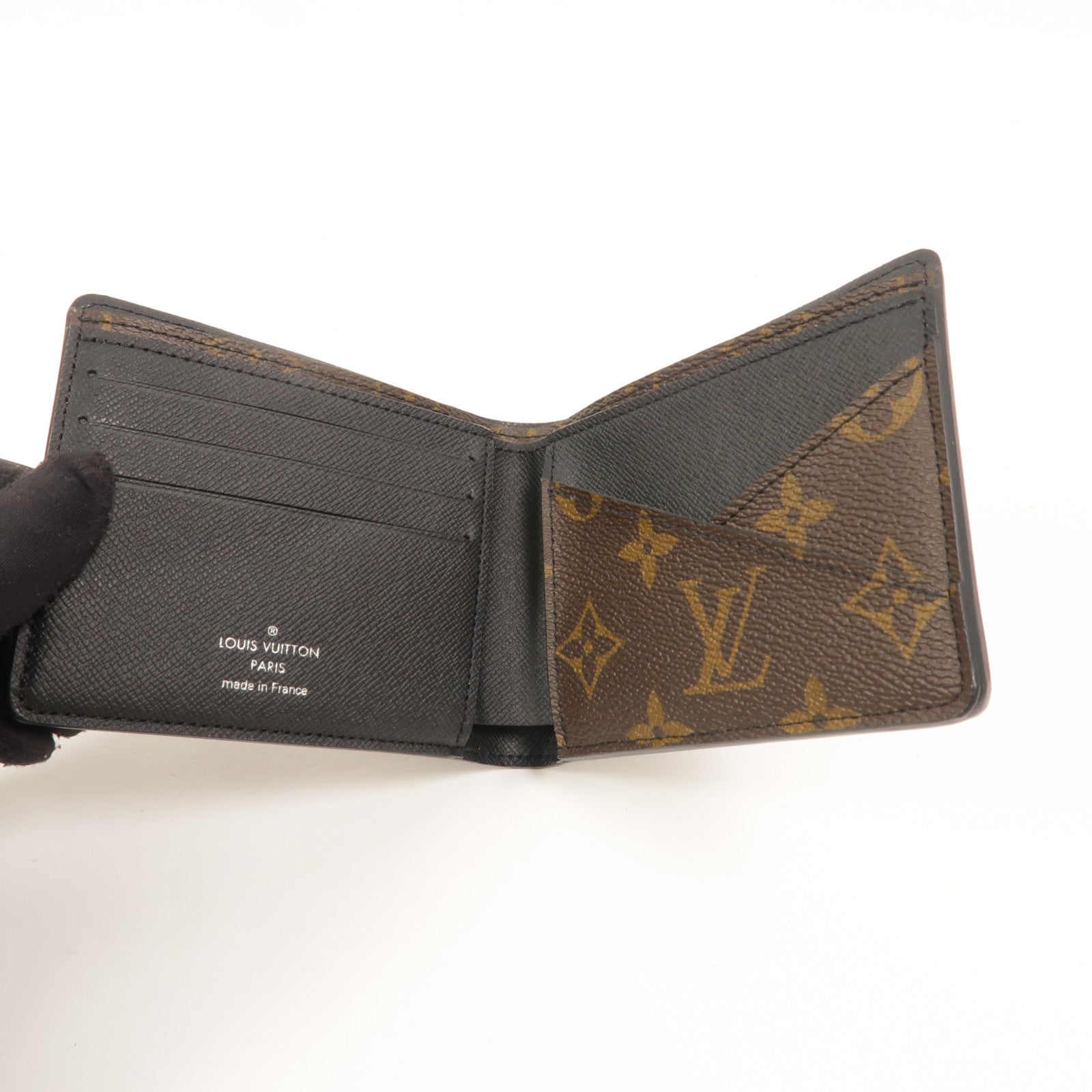 LOUIS VUITTON Monogram Macassar Multiple Wallet錢包