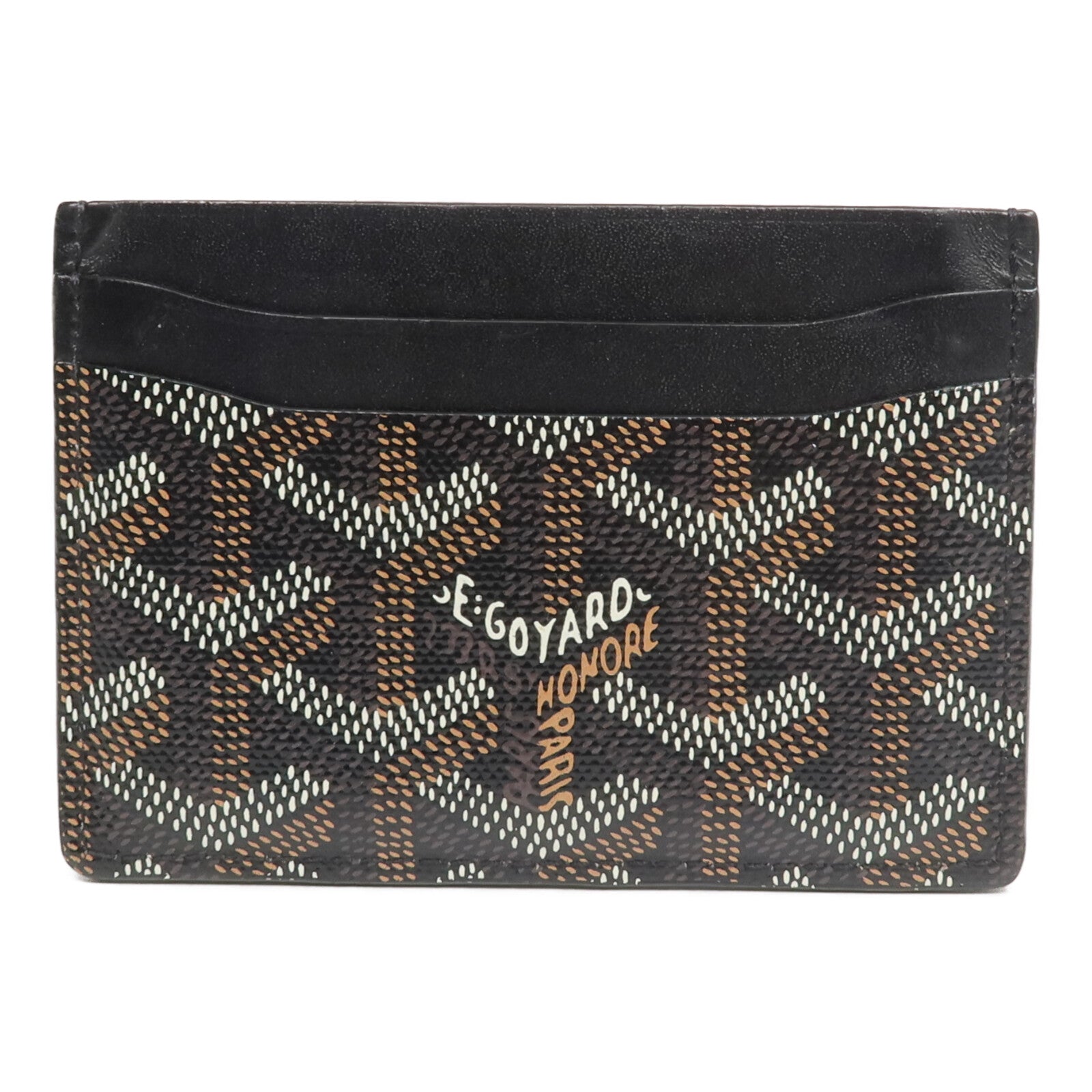 GOYARD 塗層帆布/牛皮皮革Saint-Sulpice Card Holder卡片套