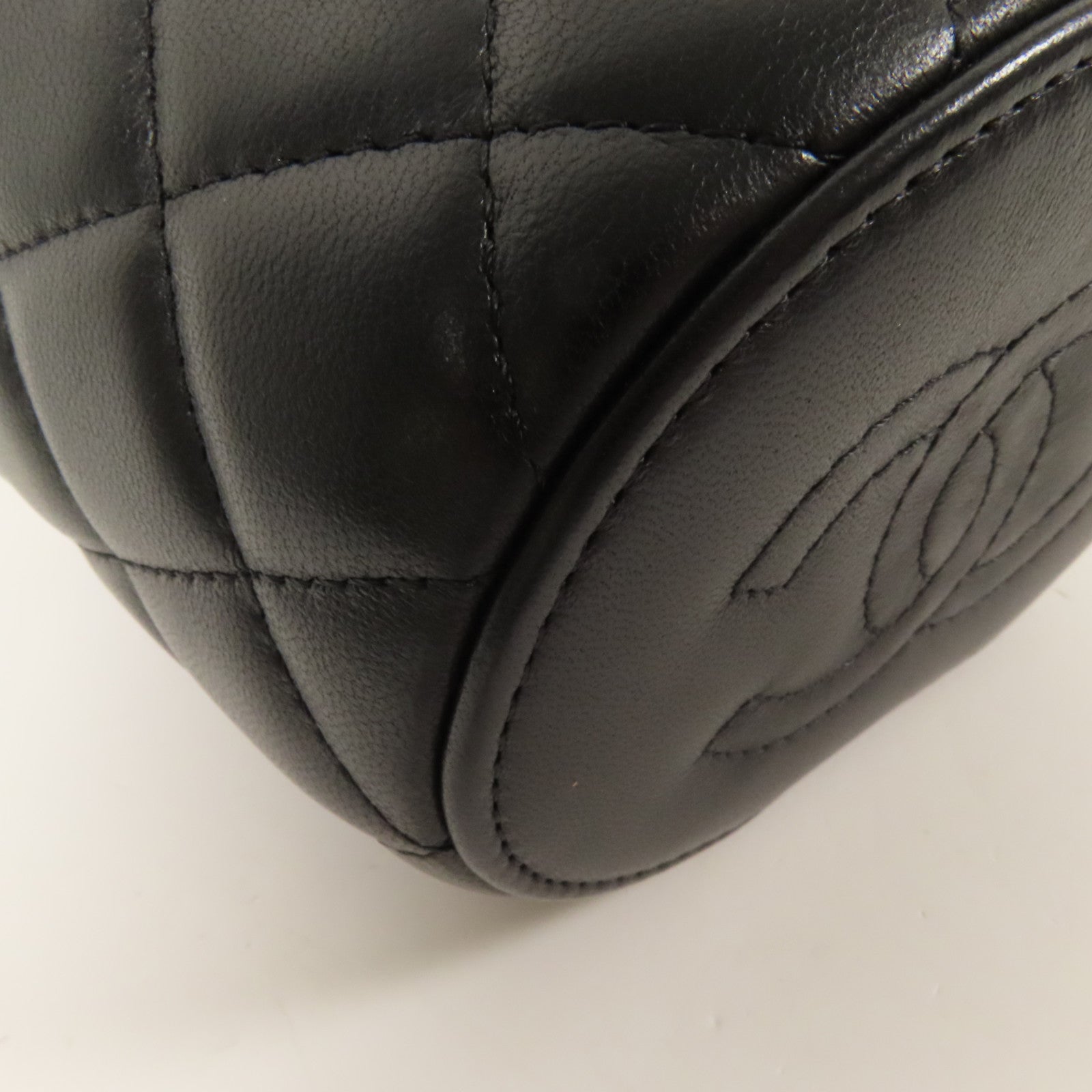 CHANEL 【激減優惠】牛皮皮革Chain Shoulder金扣手挽肩背兩用袋