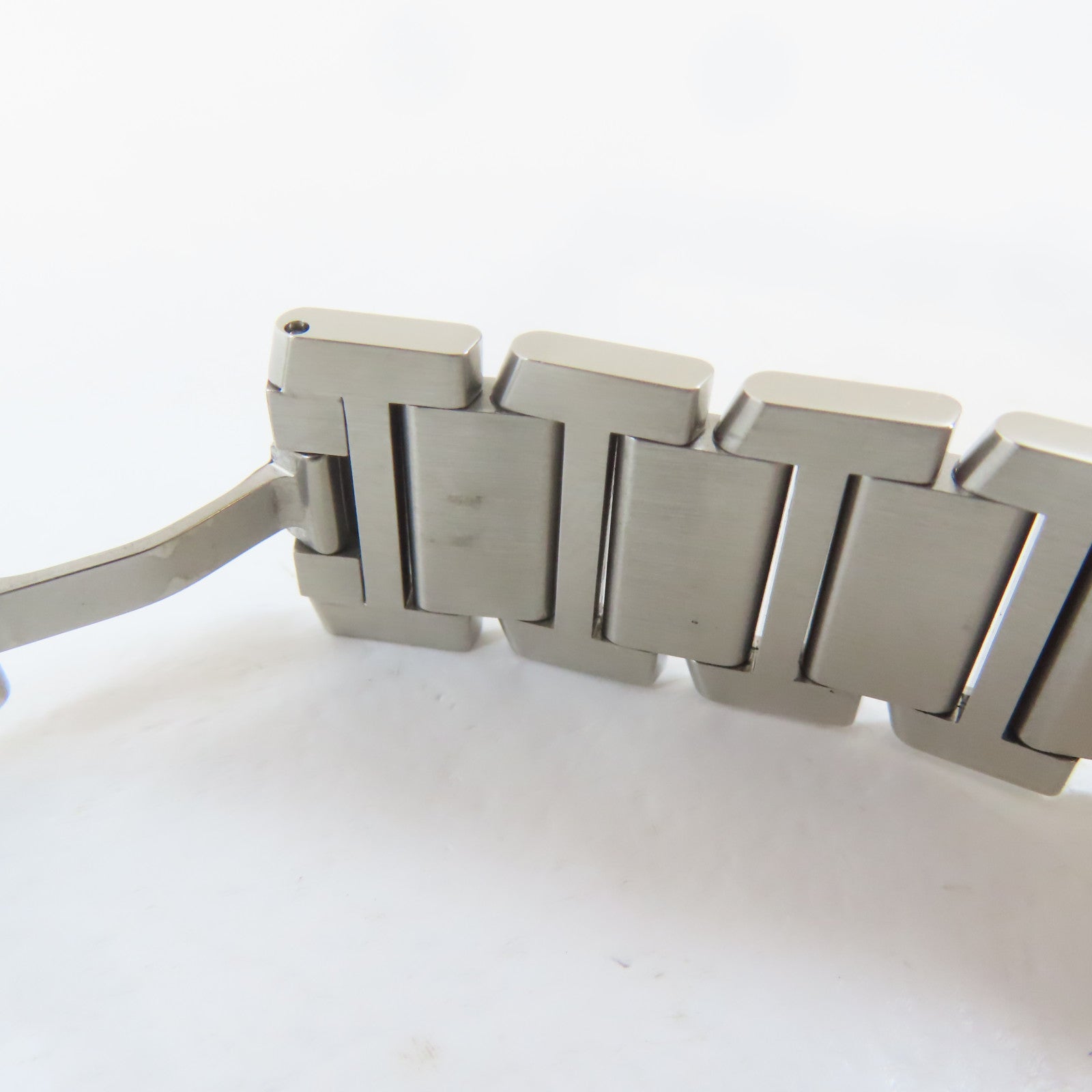 CARTIER Tank Francaise不鏽鋼手錶自動機芯白色#16.75cm