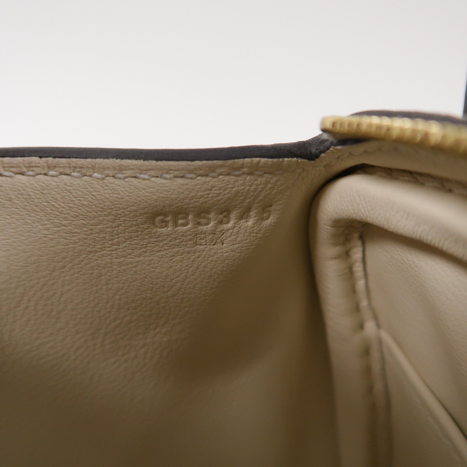 HERMES Clemence皮革Mini Lindy手挽肩背兩用袋Gream